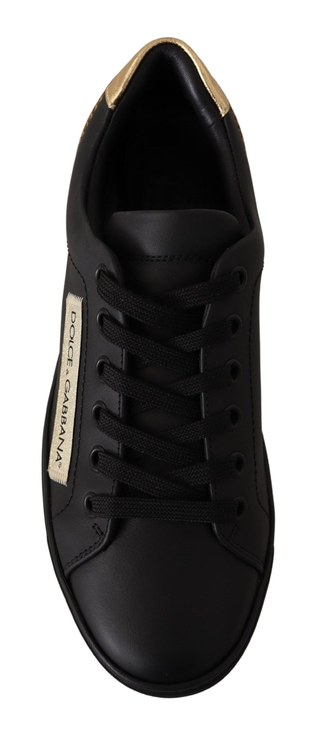 "Baskets Dolce & Gabbana noires et dorées"