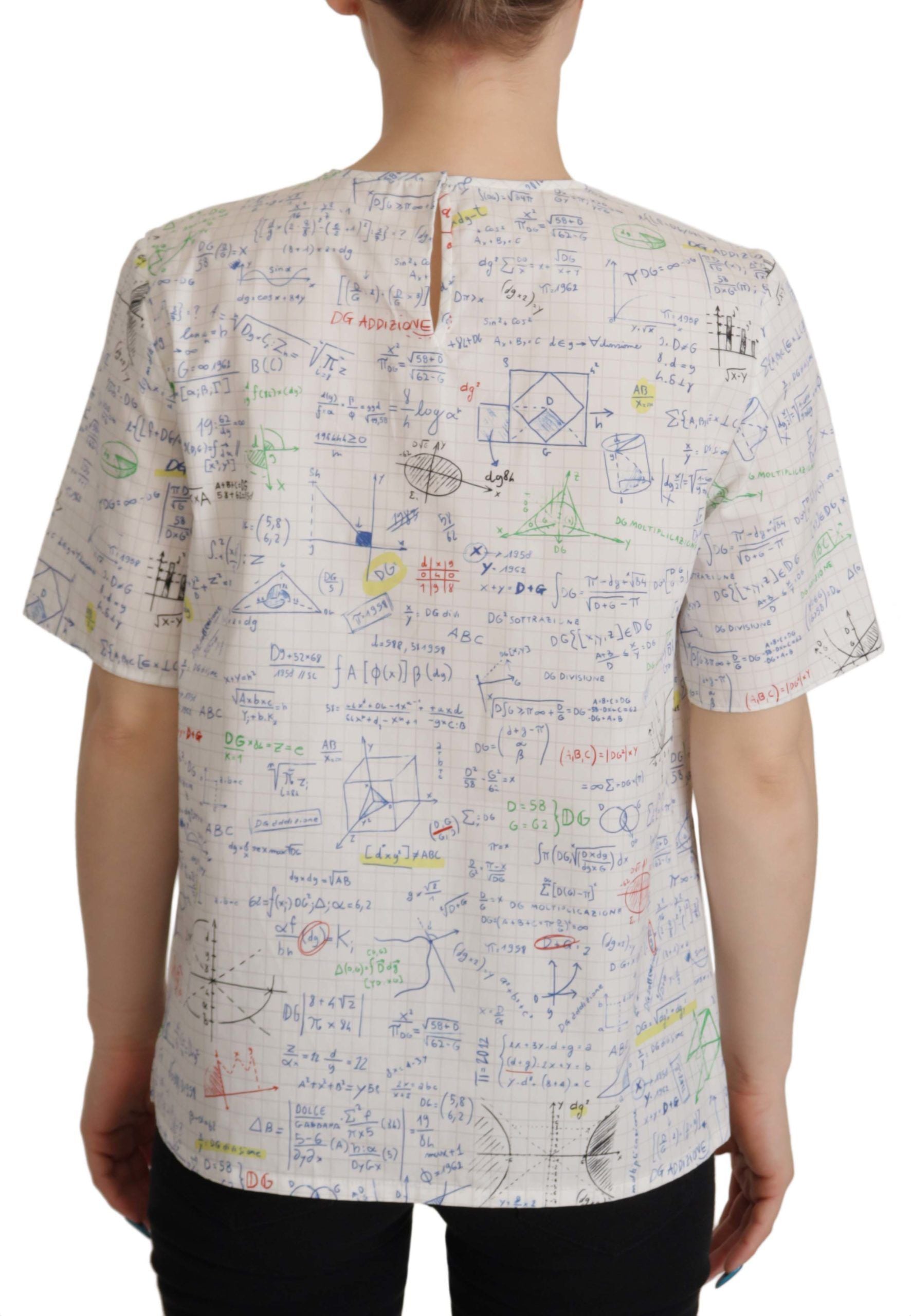T-shirt Dolce & Gabbana algebra blanc
