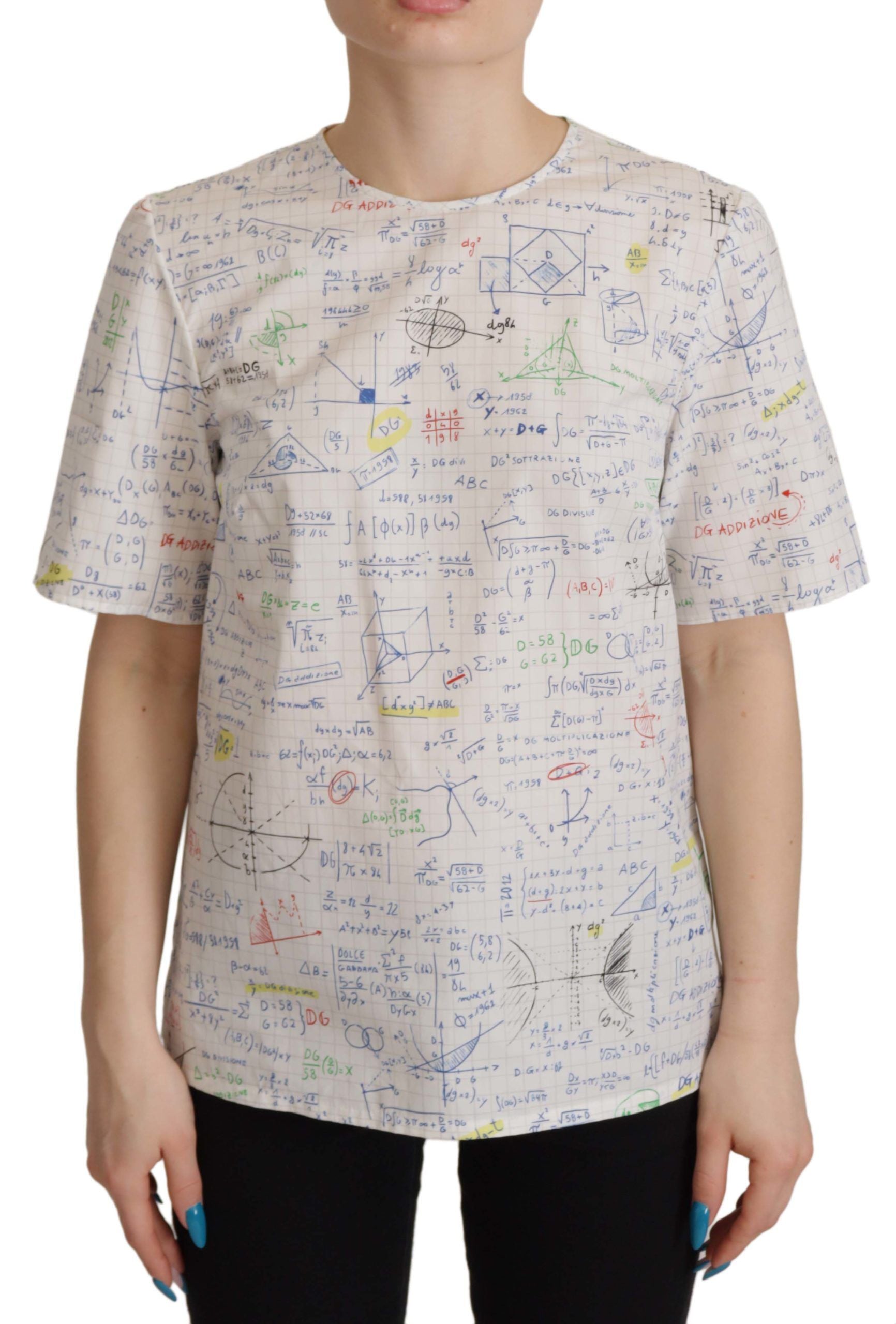T-shirt Dolce & Gabbana algebra blanc