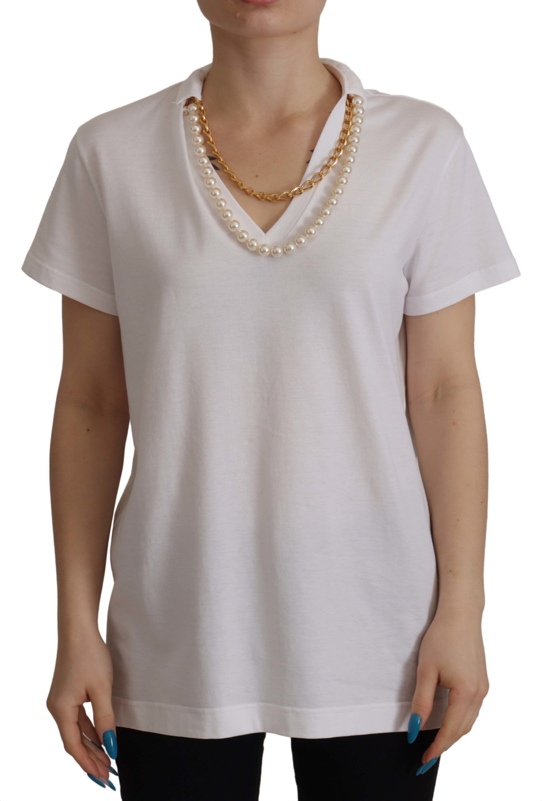 T-shirt Dolce & Gabbana avec col blanc