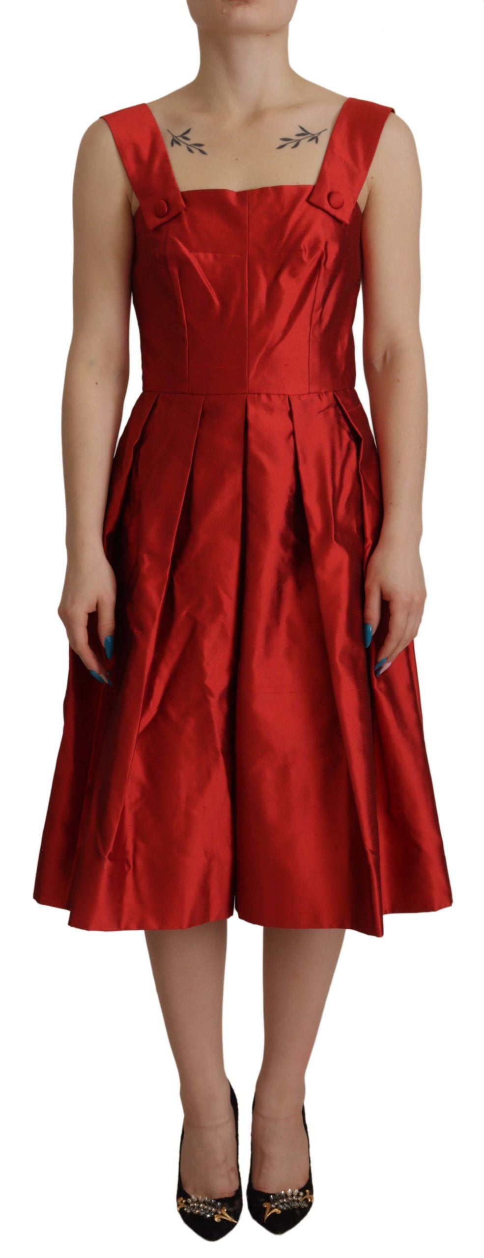 Robe DOLCE & GABBANA Midi rouge