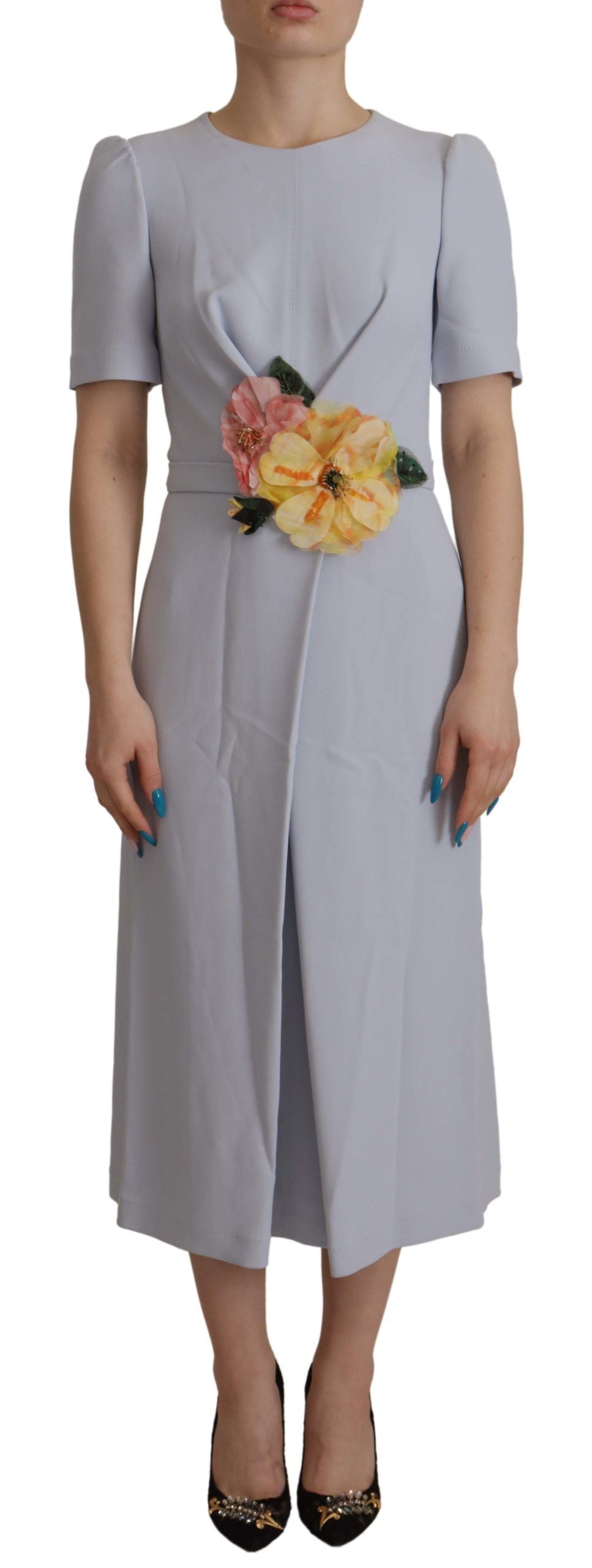 Robe Dolce & Gabbana A-line bleu clair