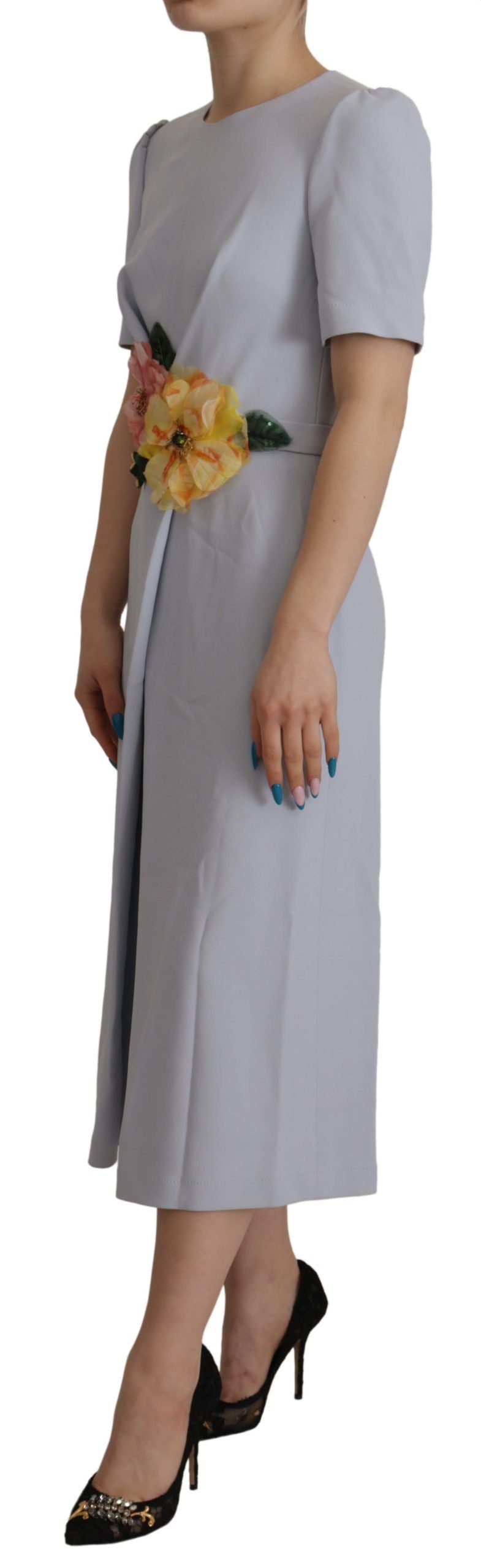 Robe Dolce & Gabbana A-line bleu clair