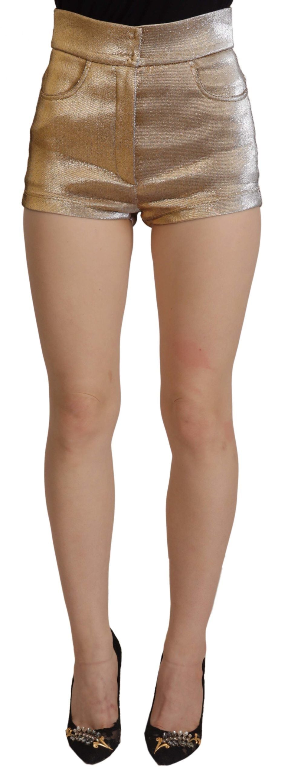 Short Dolce & Gabbana Gold doré