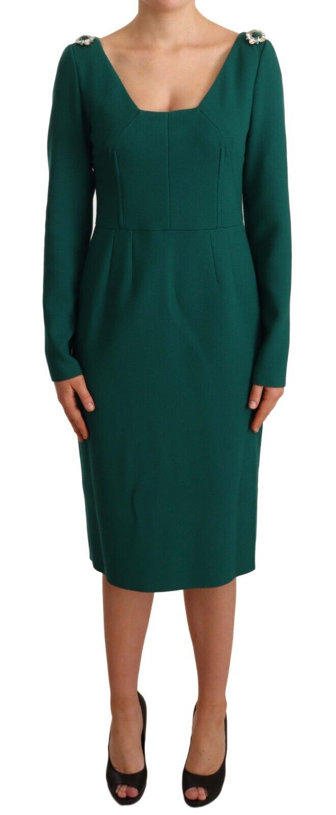 Robe midi Dolce & Gabbana verte