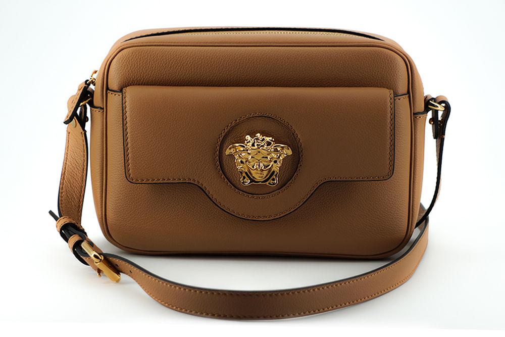 Sac Versace Camera Case marron