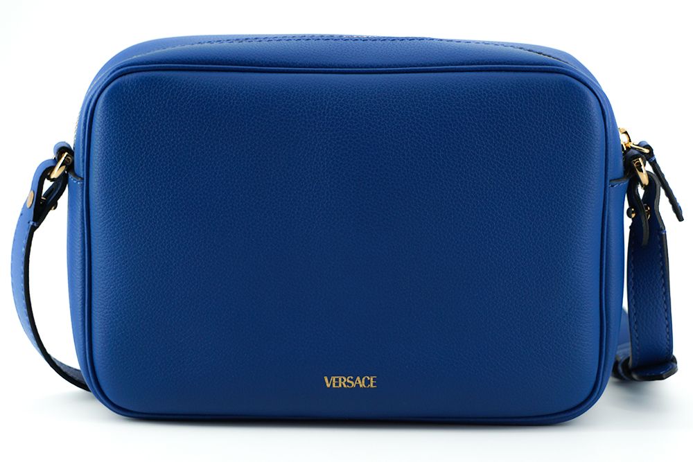 Sac camera Versace bleu profond