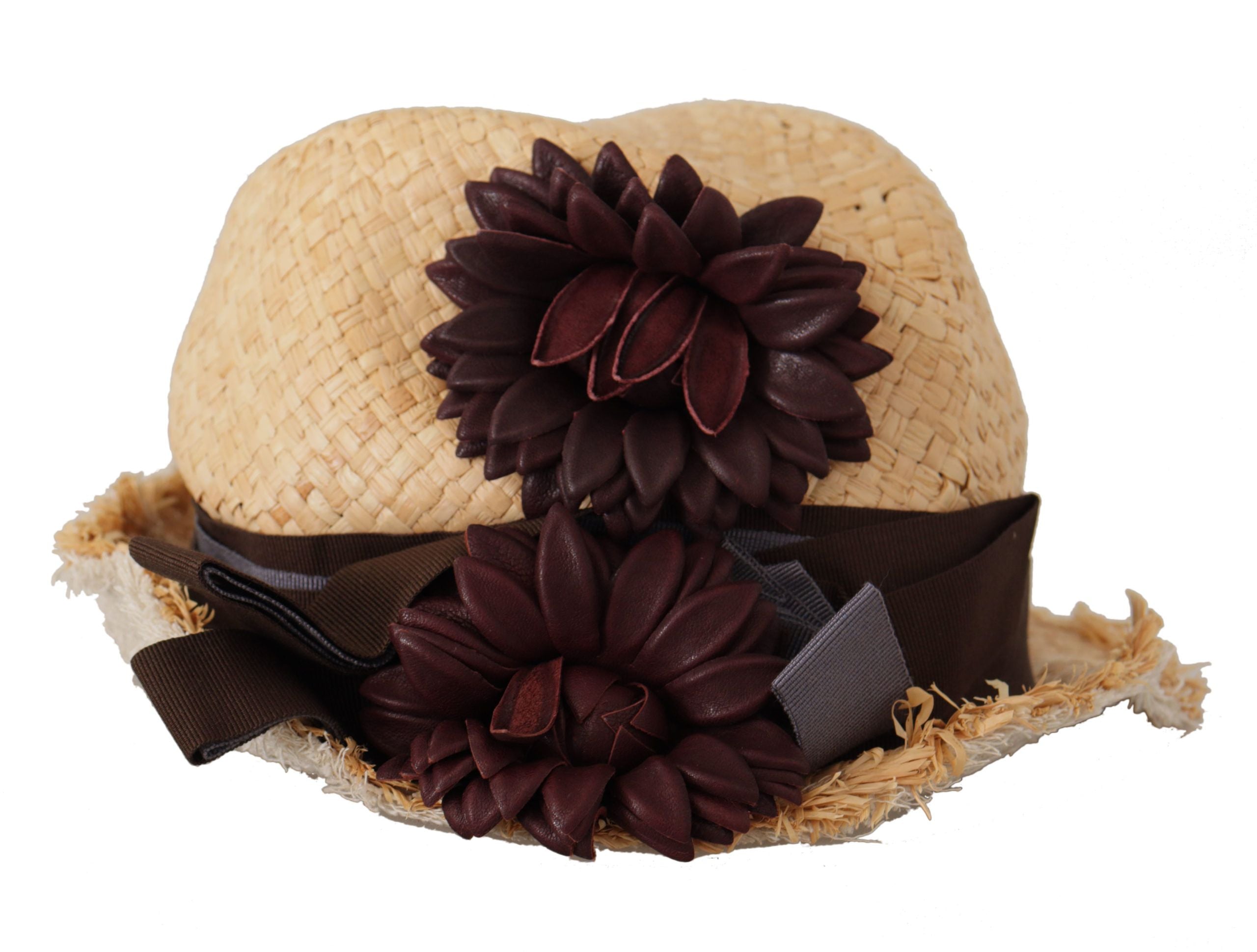 Chapeau Dolce & Gabbana floral jaune