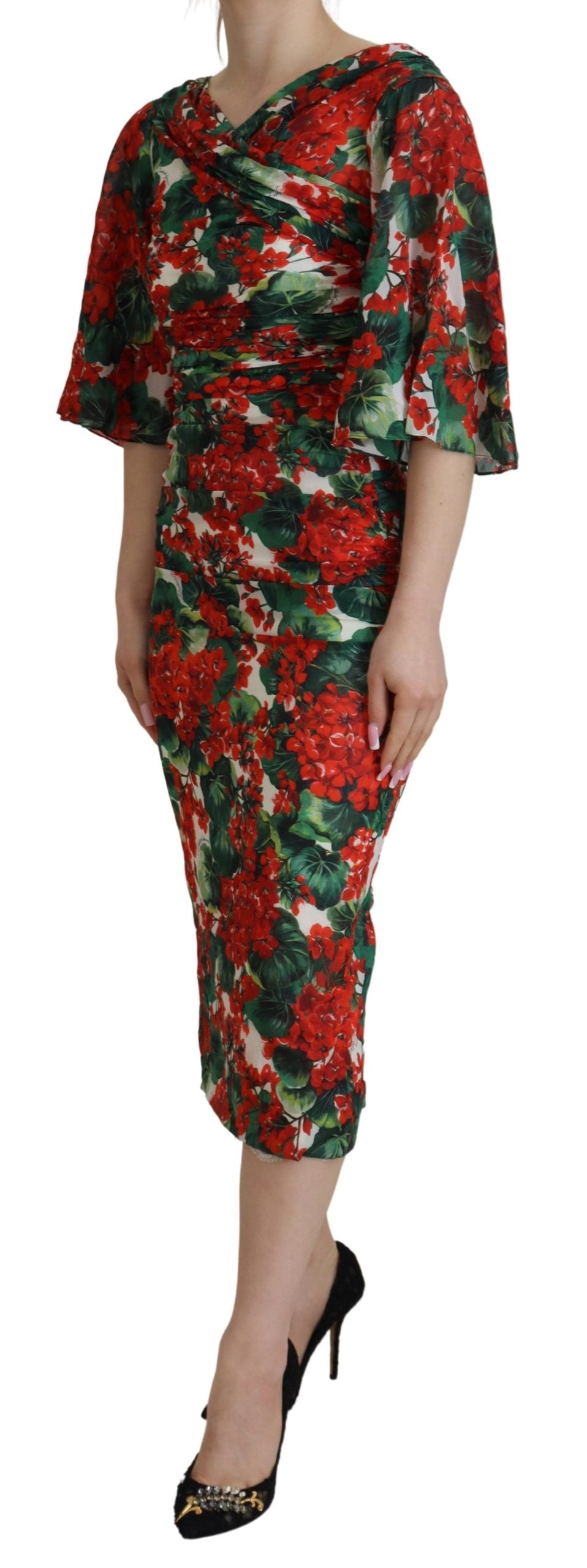 Robe Dolce & Gabbana imprimé multicolore