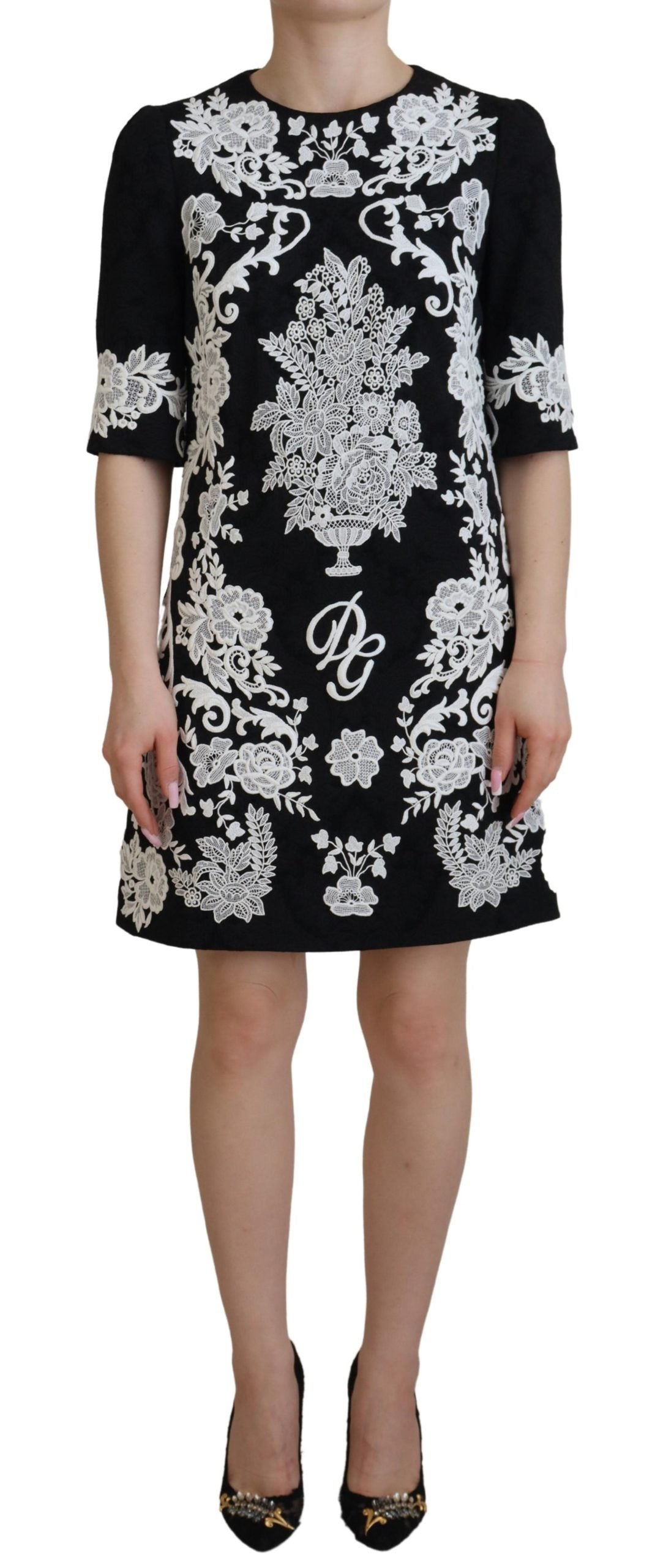 Robe Dolce & Gabbana A-line noire