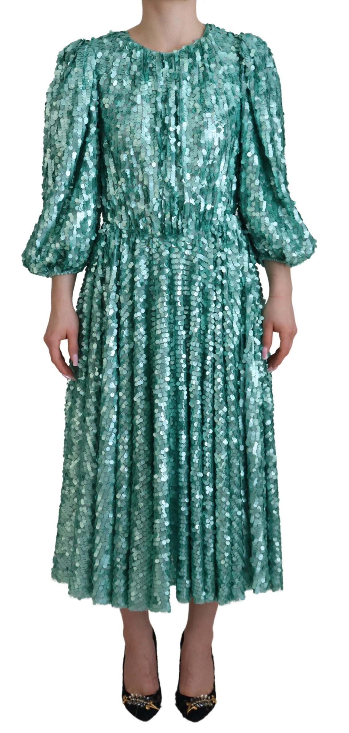 Robe Dolce & Gabbana A-line bleue