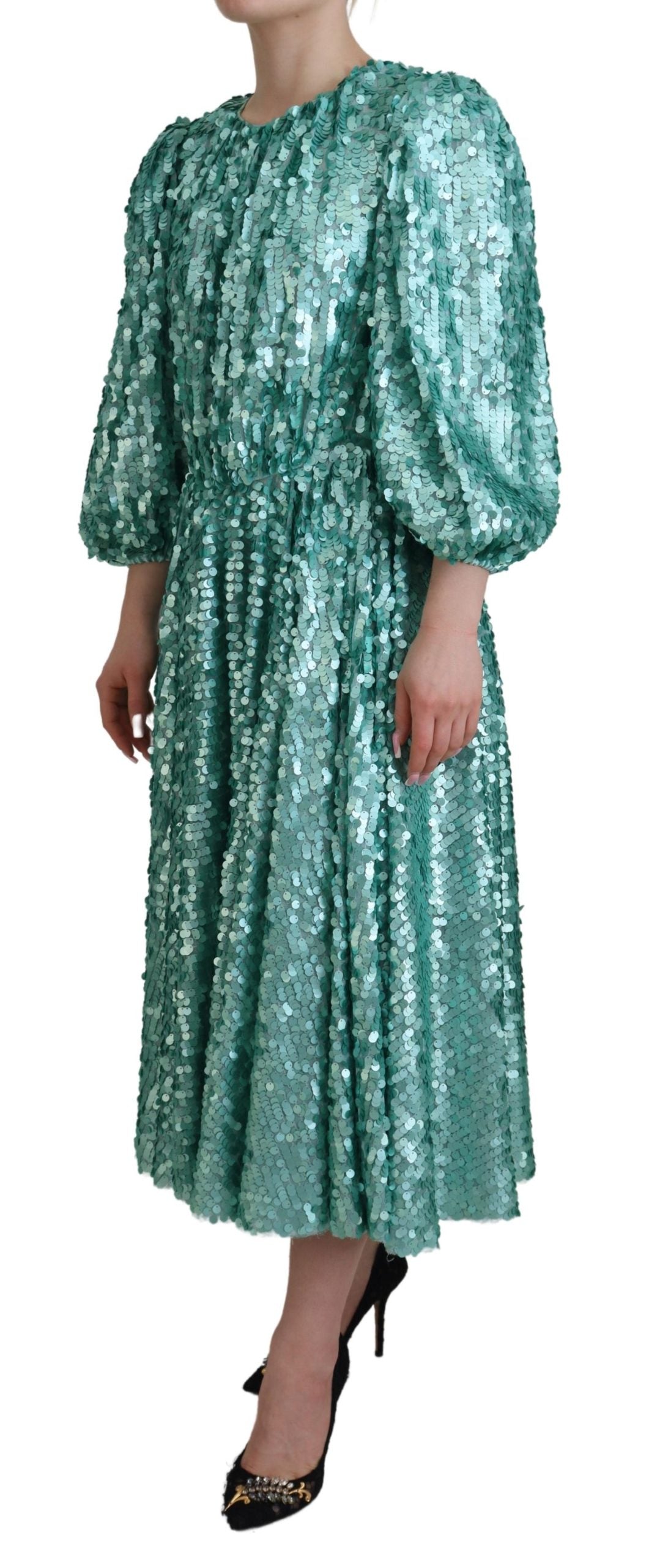 Robe Dolce & Gabbana A-line bleue