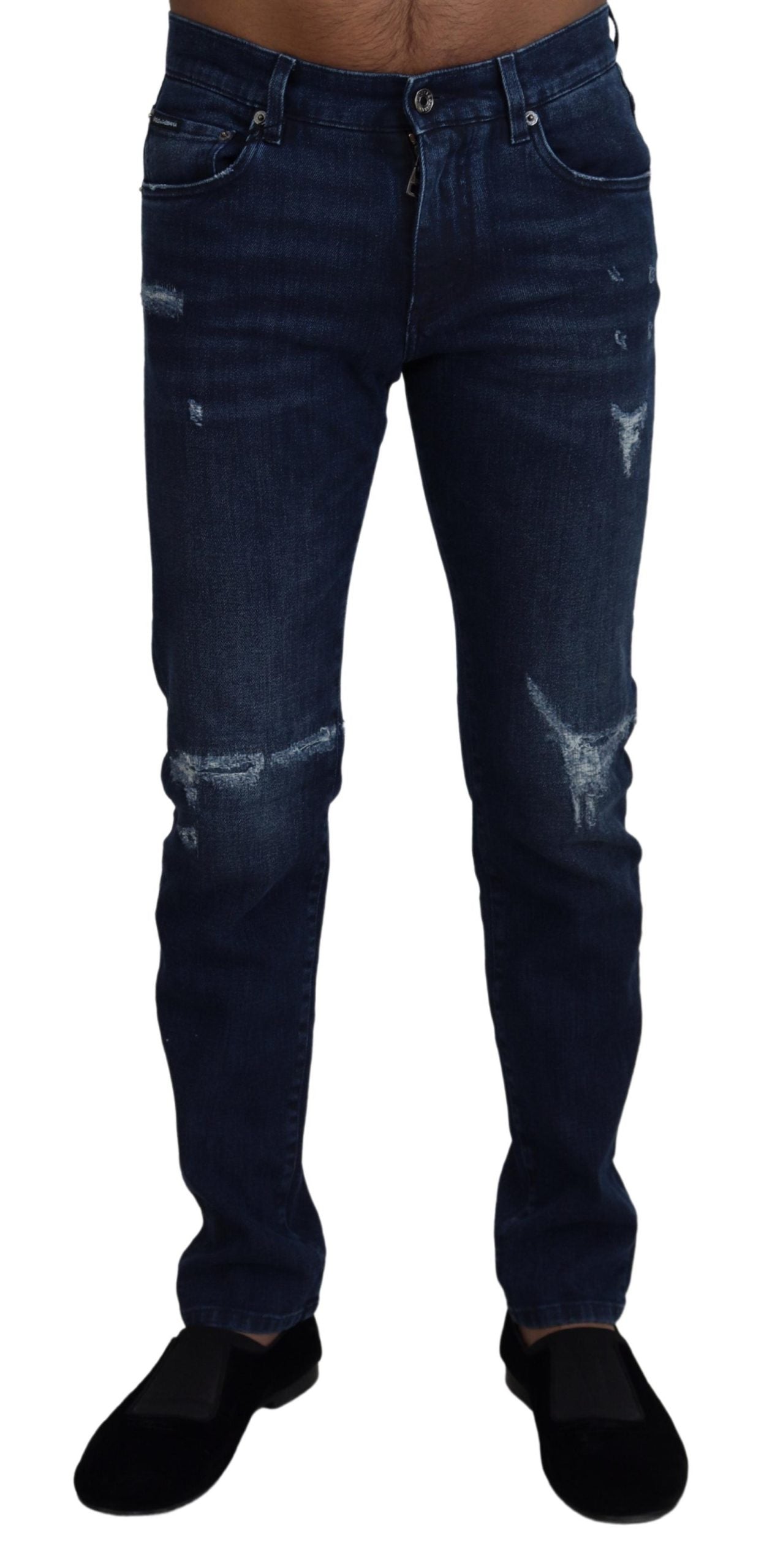 Jeans Dolce & Gabbana tarratés bleus