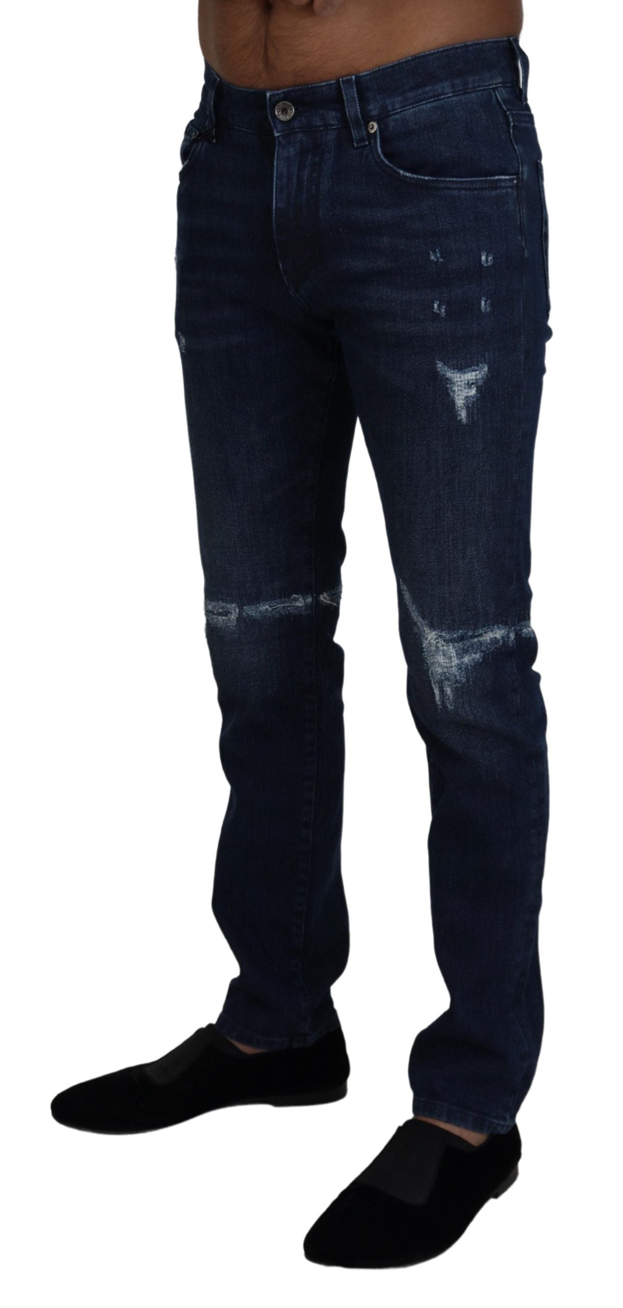 Jeans Dolce & Gabbana tarratés bleus