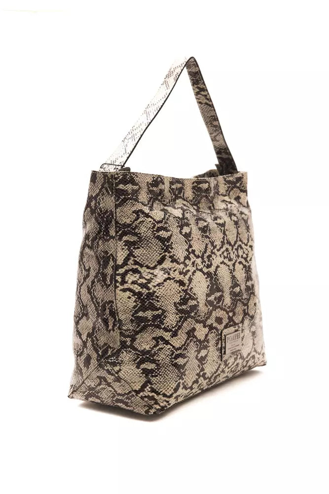 Sac bandoulière Pompei Donatella gris python