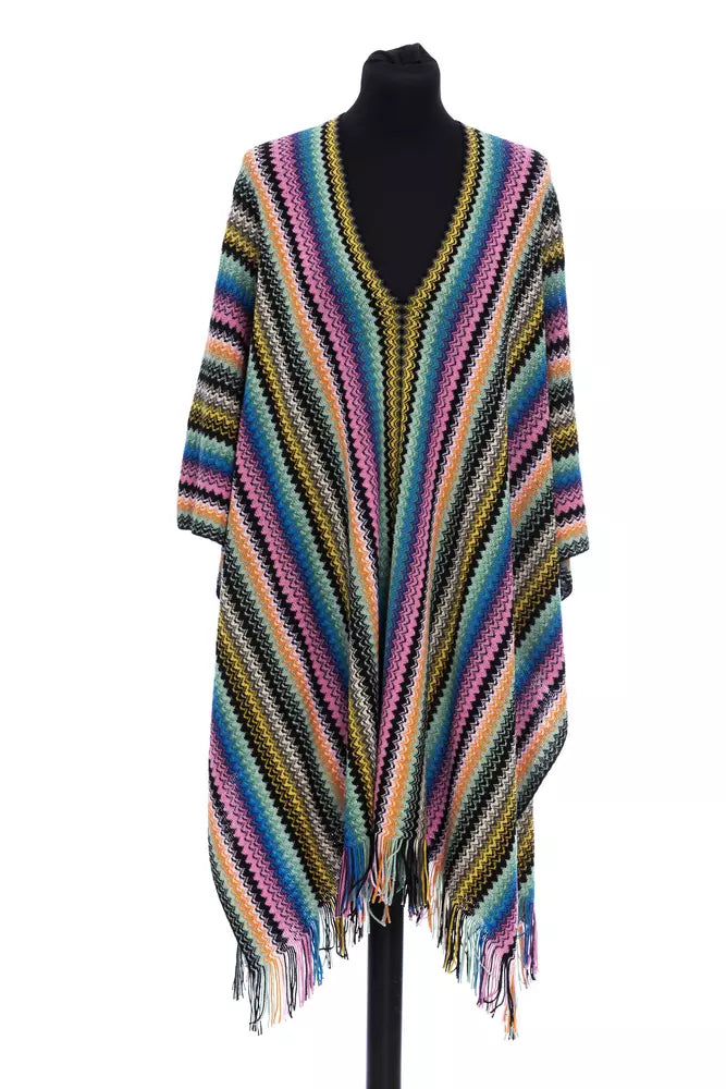 Poncho Missoni multicolore