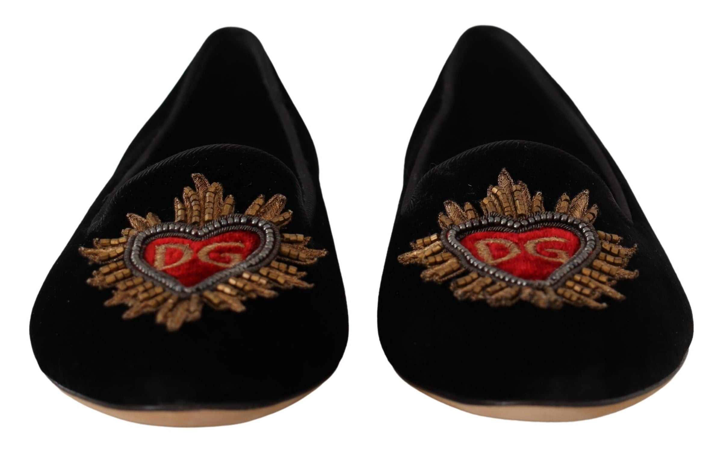 Chaussures plates Dolce & Gabbana noires