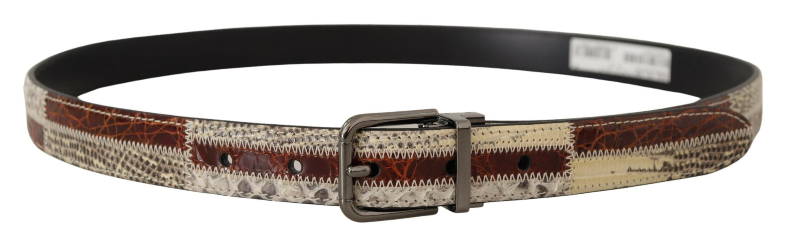 Ceinture Dolce & Gabbana patchwork multicolore