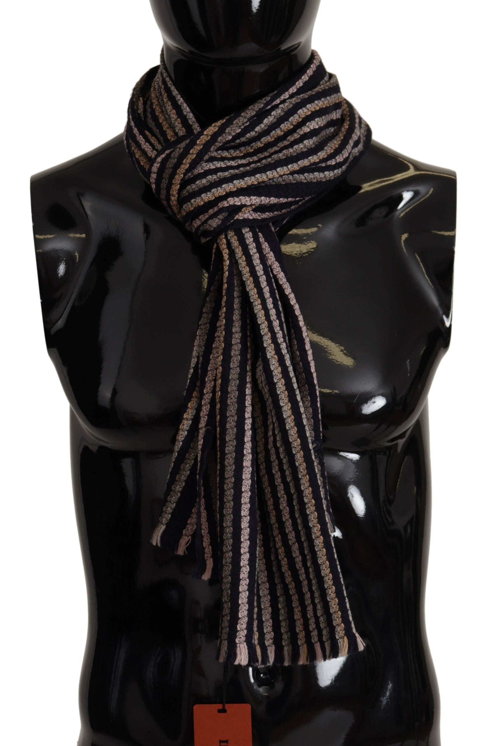Écharpe Missoni à franges multicolore