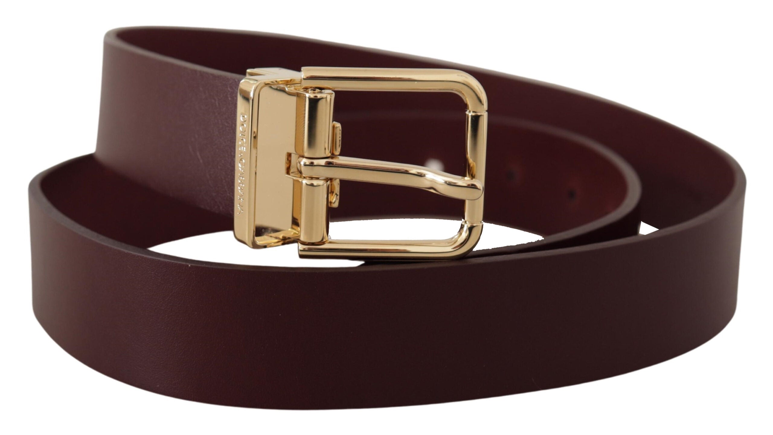 Ceinture Dolce & Gabbana en cuir maron