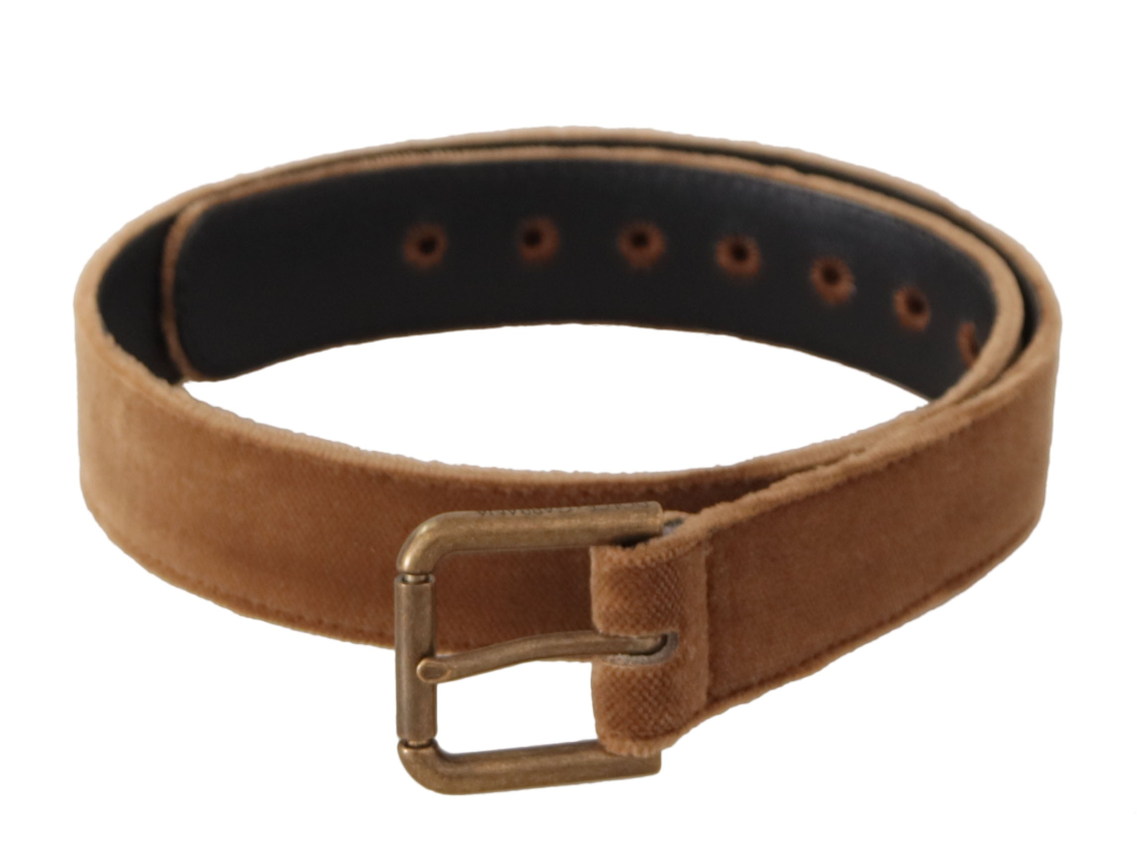 Ceinture Dolce & Gabbana en velours marron