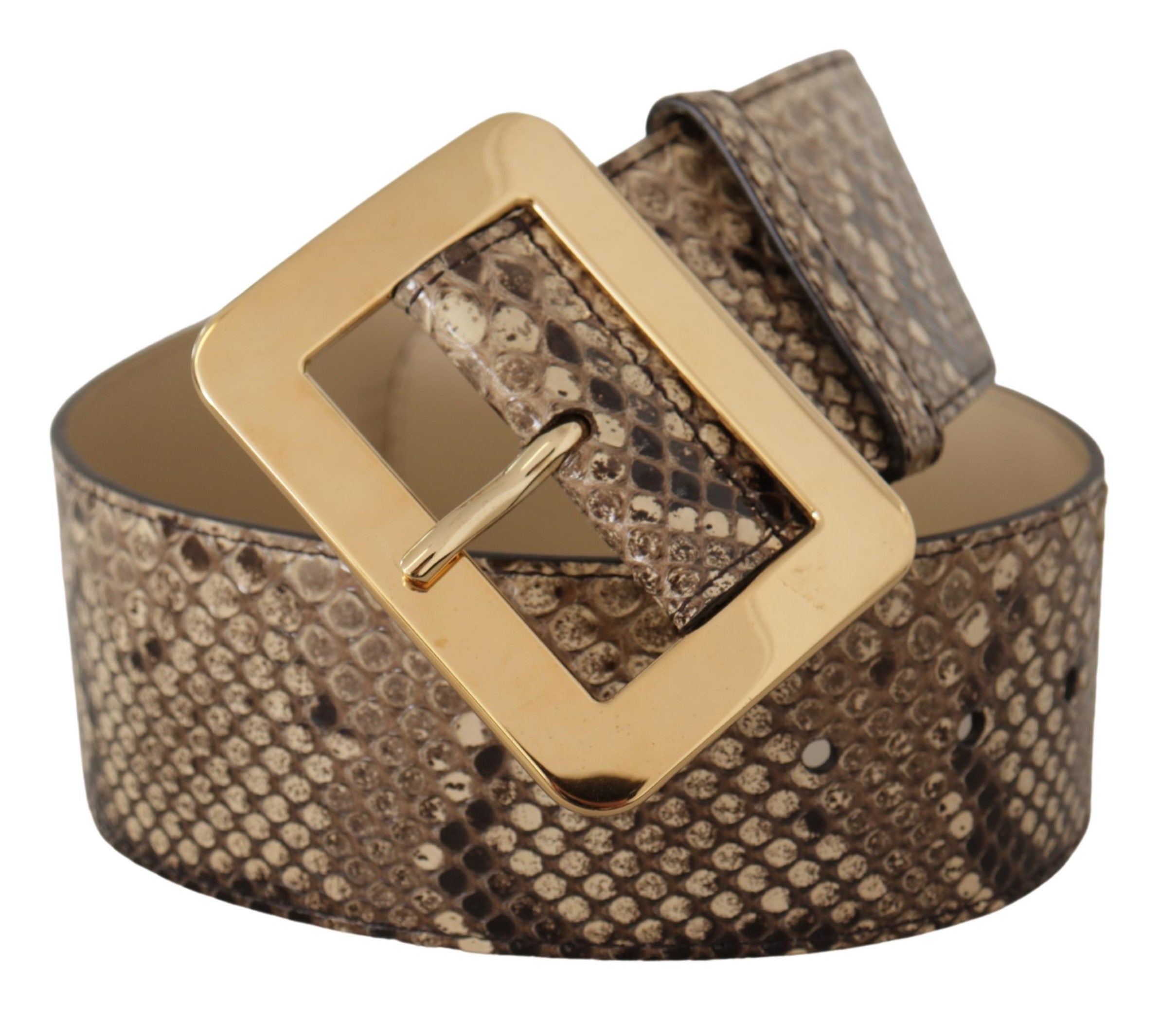 Ceinture Dolce & Gabbana en cuir marron