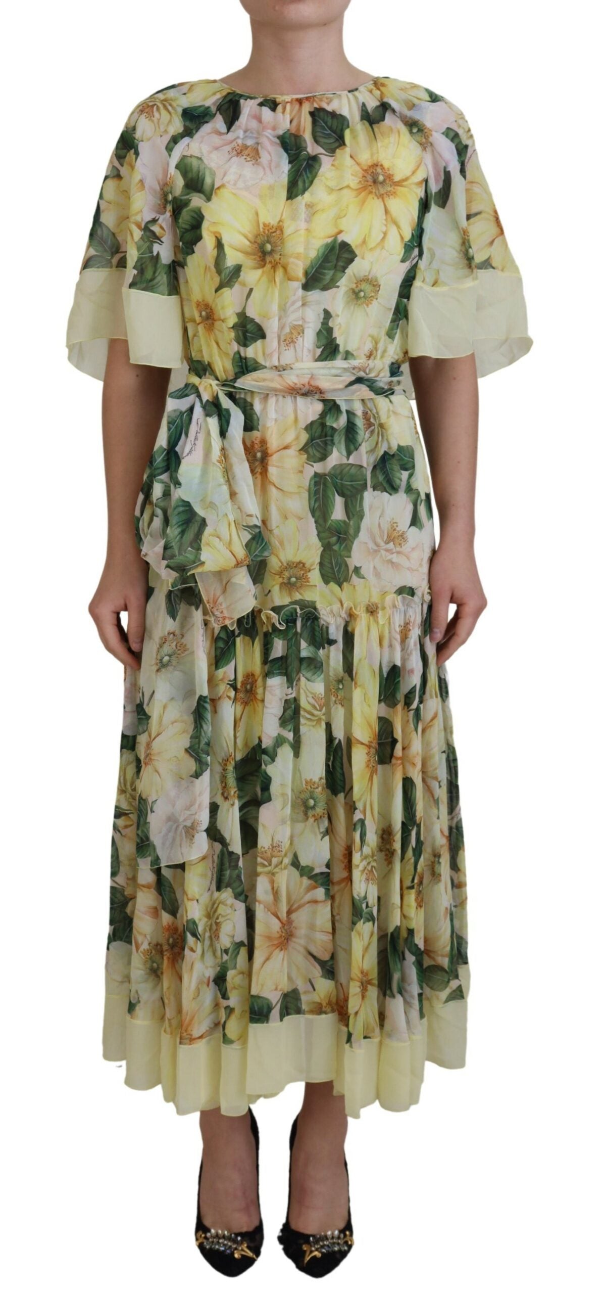 Robe longue Dolce & Gabbana multicolore