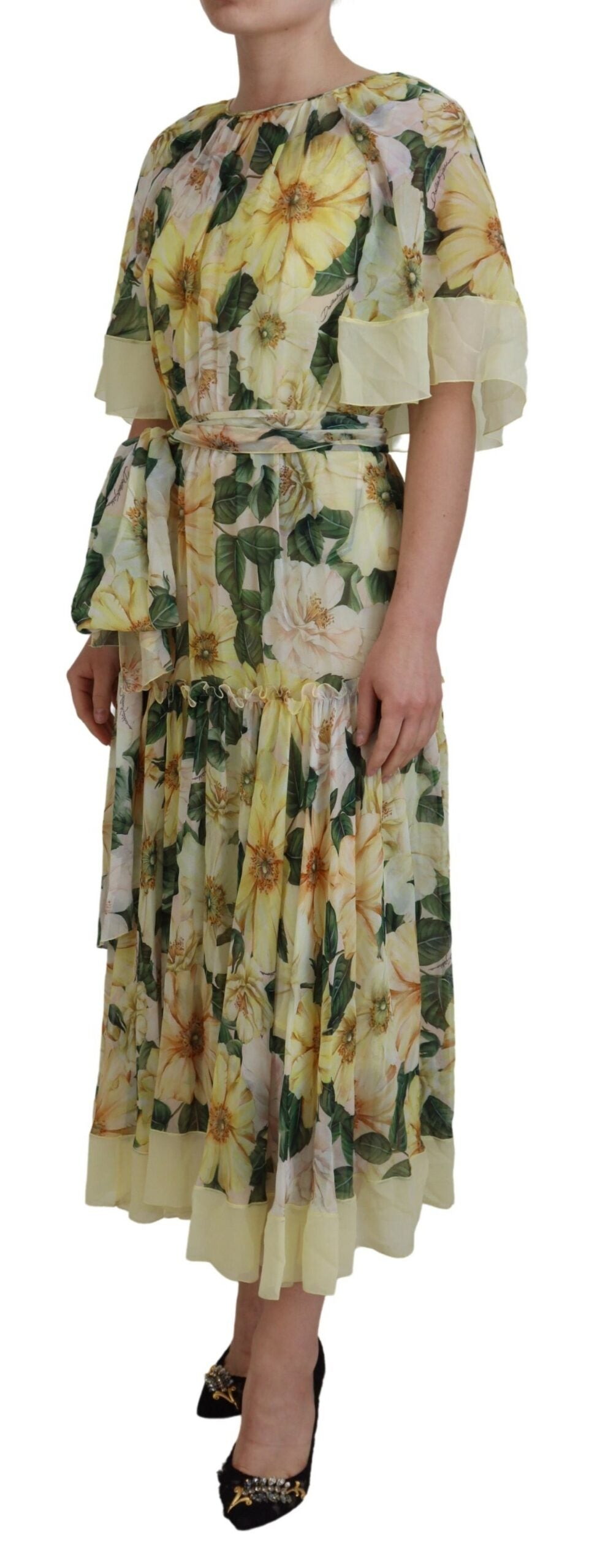 Robe longue Dolce & Gabbana multicolore