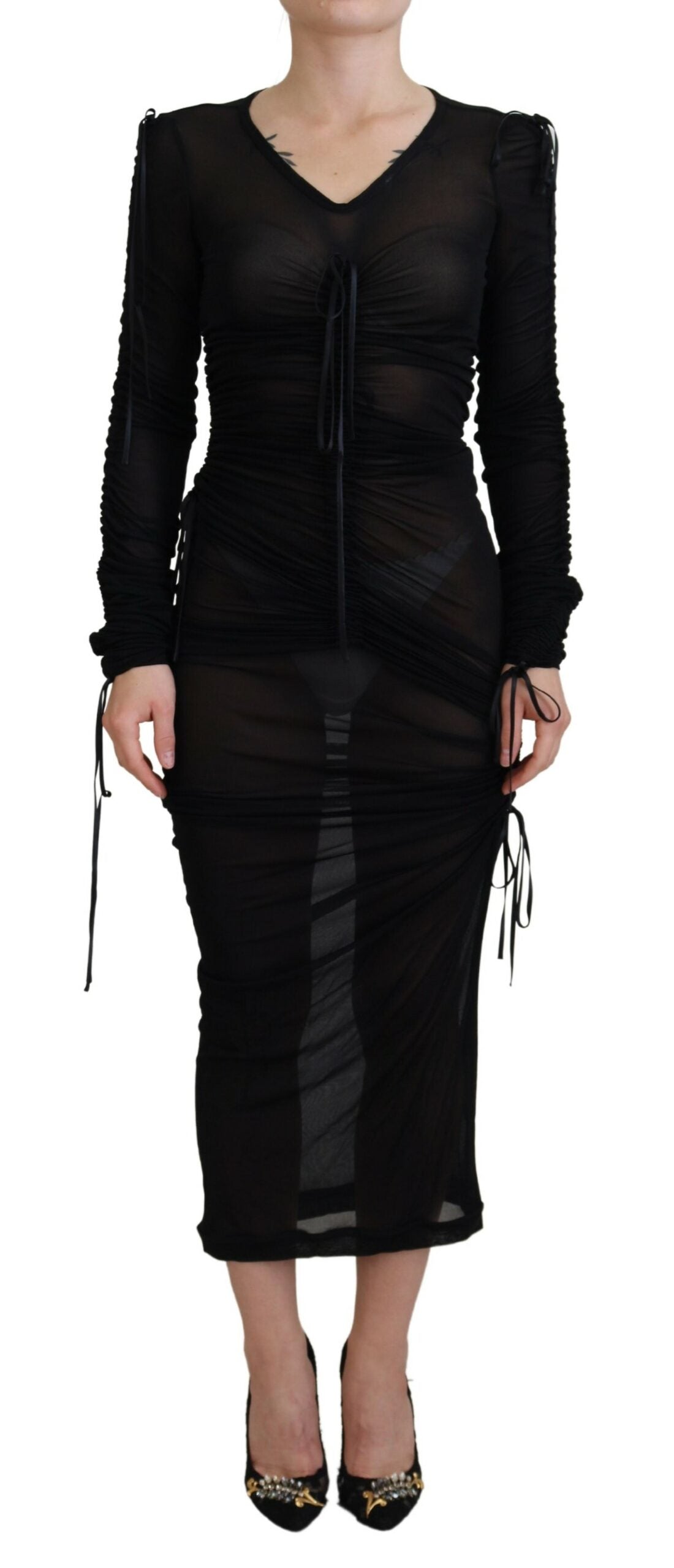 Robe midi Dolce & Gabbana noire