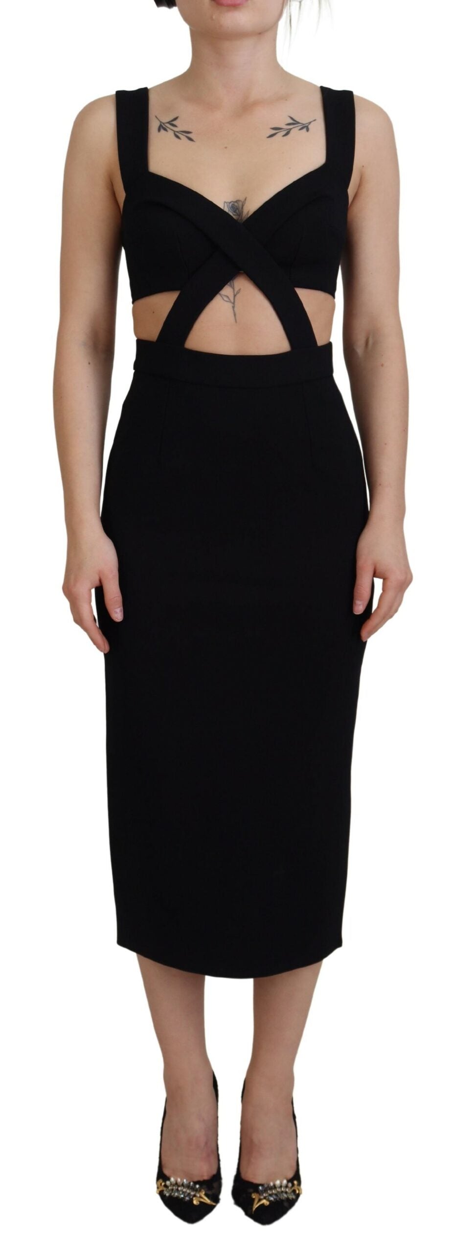 Robe midi Dolce & Gabbana noire