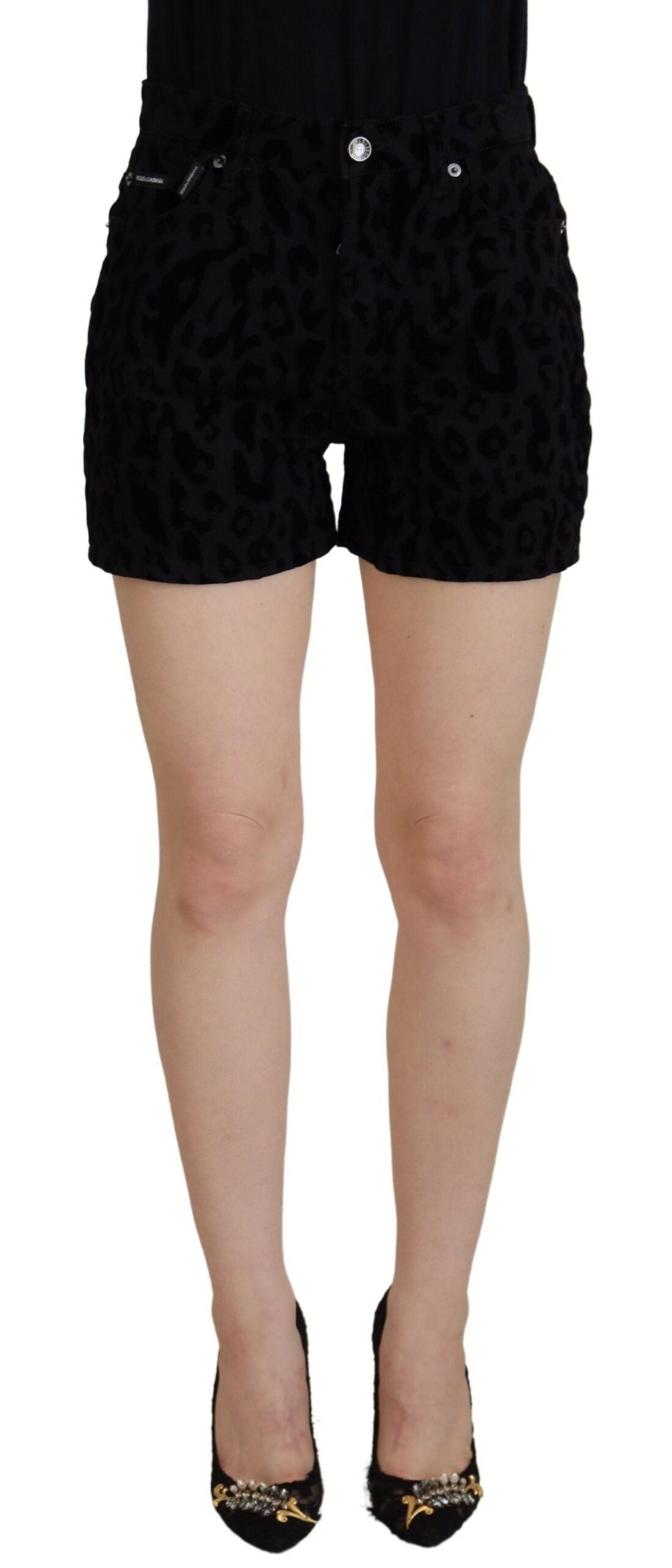 Shorts Dolce & Gabbana hot pants noirs