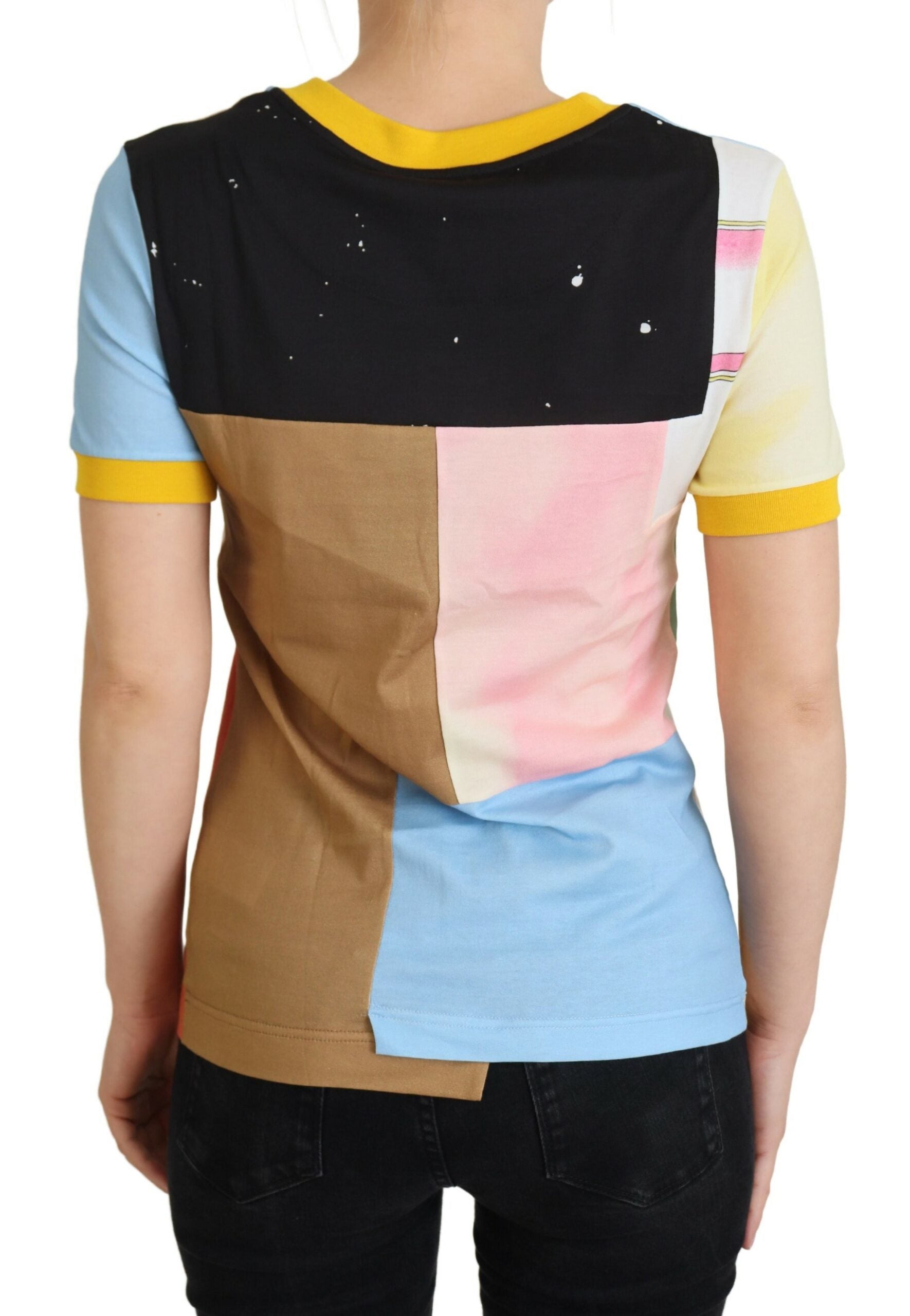 T-shirt Dolce & Gabbana patchwork multicolore