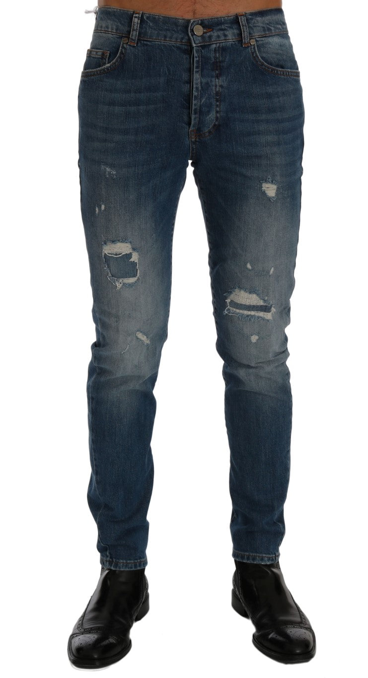 Jeans Frankie Morello Dunfermile bleu wash