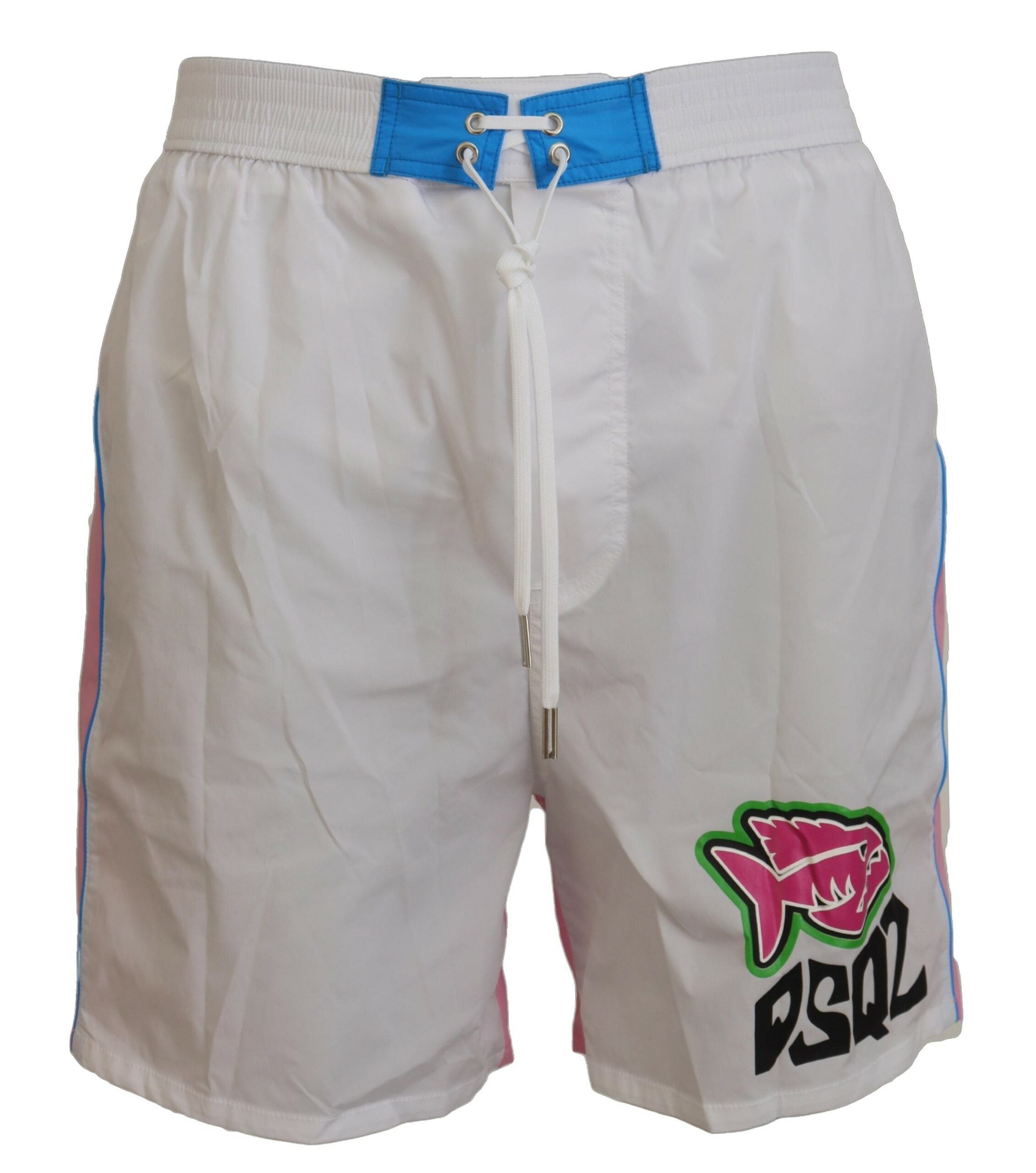 Shorts Dsquared² blancs et roses