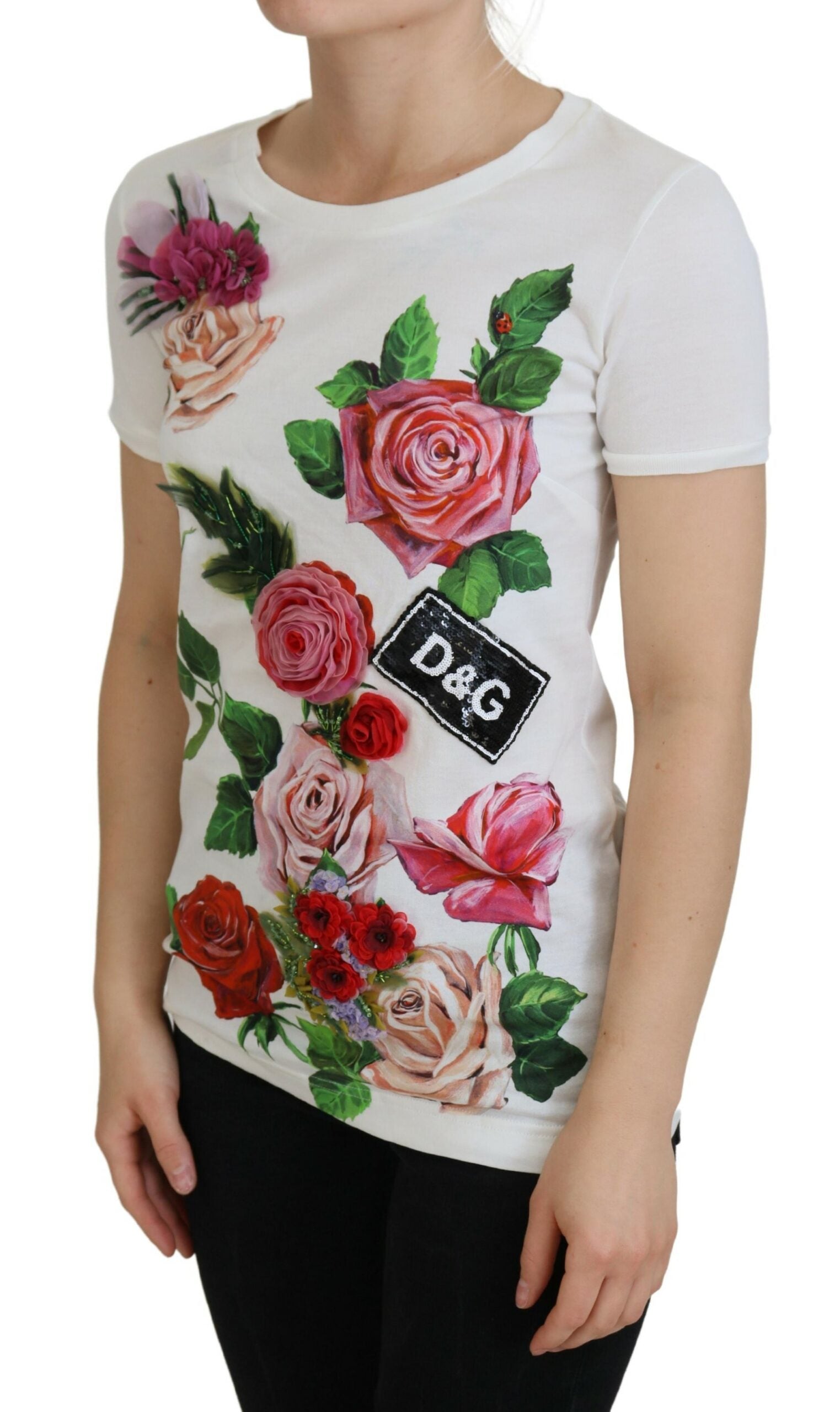 T-shirt Dolce & Gabbana DG blanc