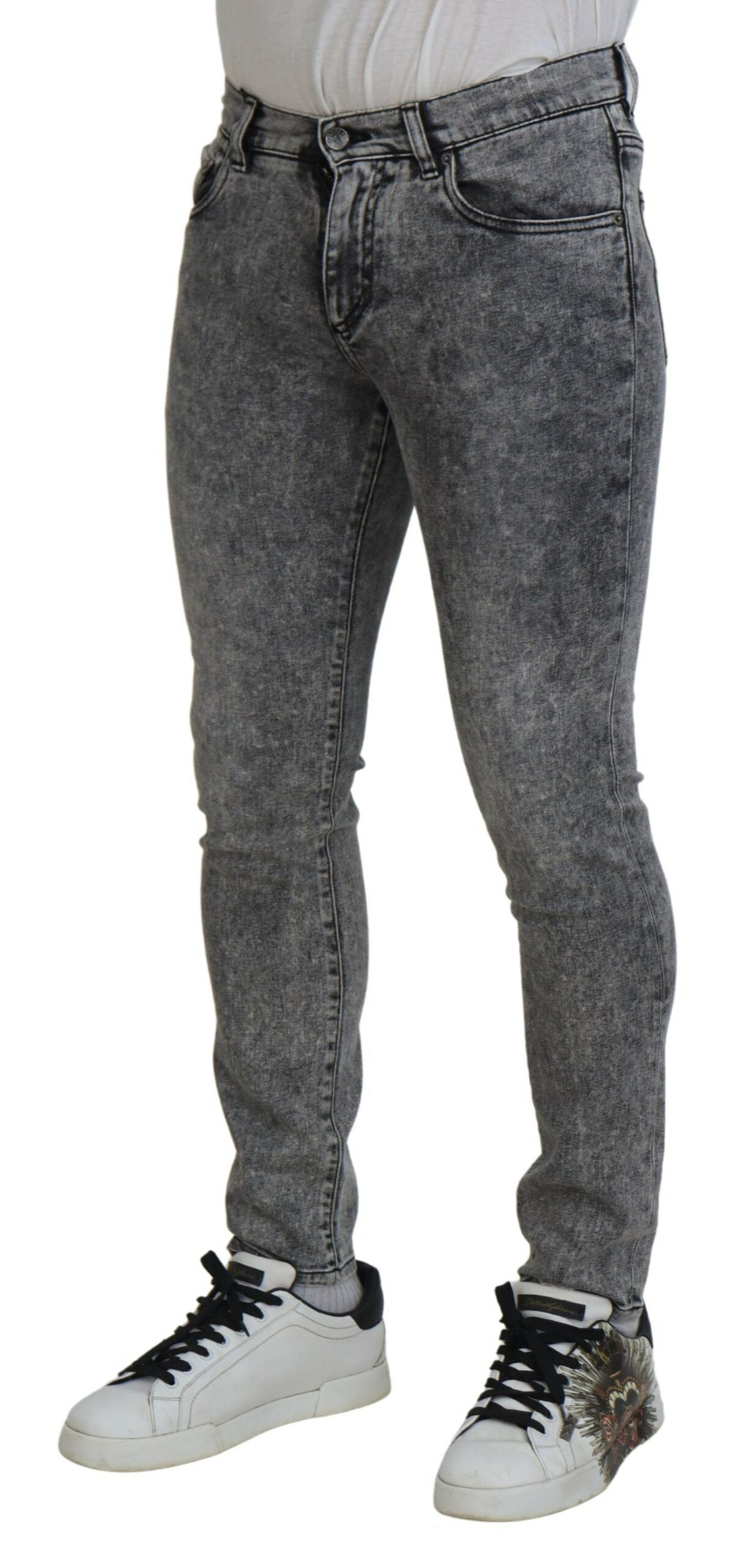 Jeans Dolce & Gabbana skinny gris