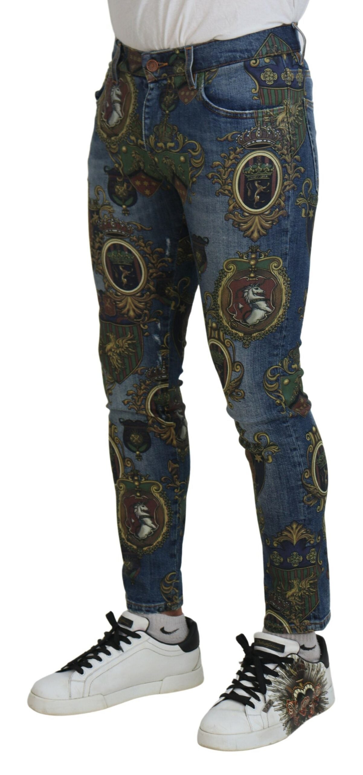 Jean Dolce & Gabbana Slim Fit bleu