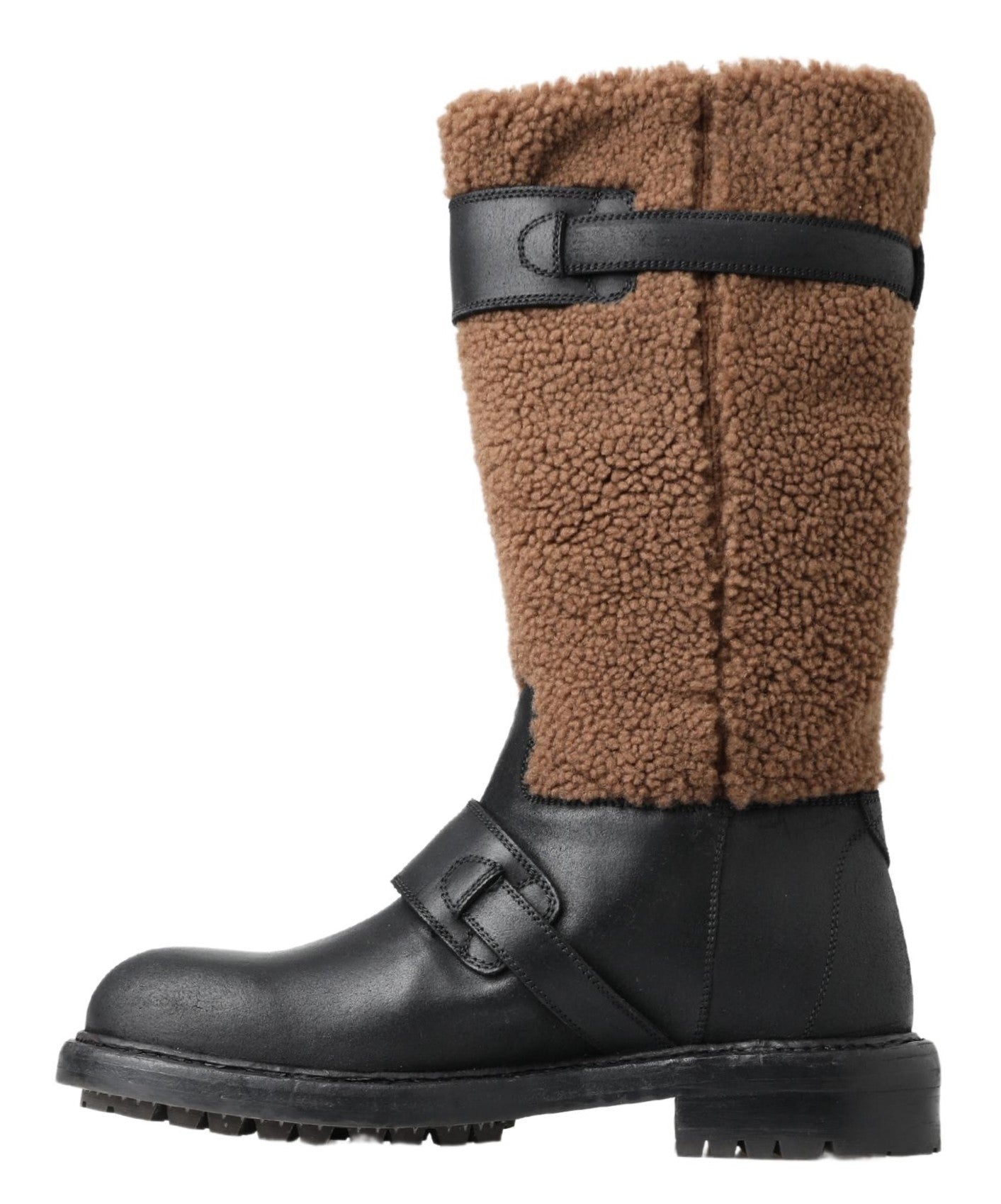 Bottines Dolce & Gabbana cuir noires et brunes