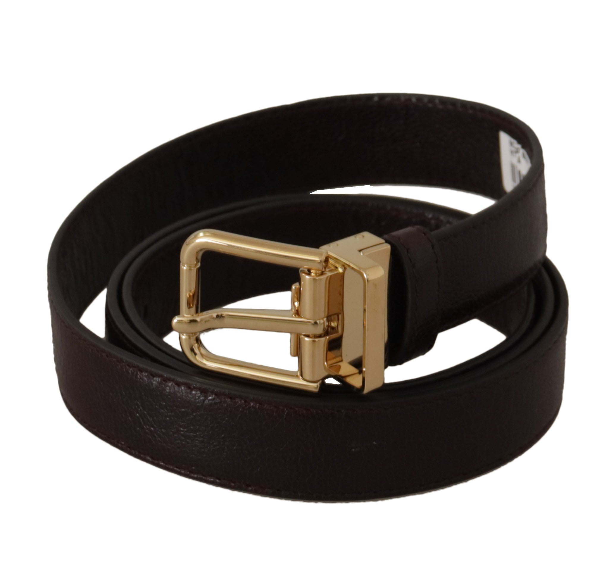 Ceinture Dolce & Gabbana en cuir marron