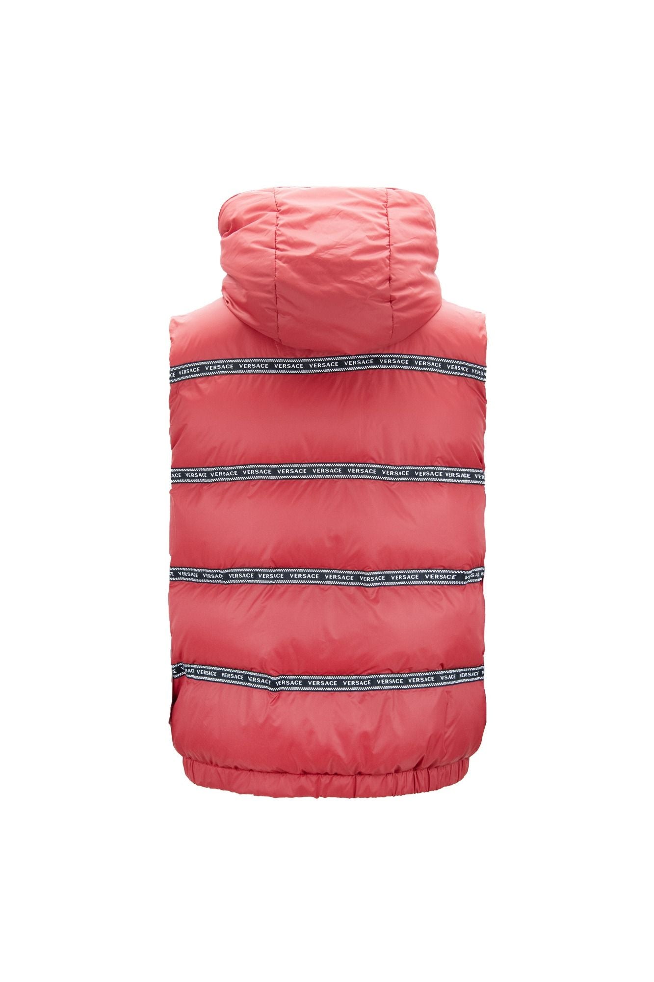 Gilet Versace avec capuche rouge