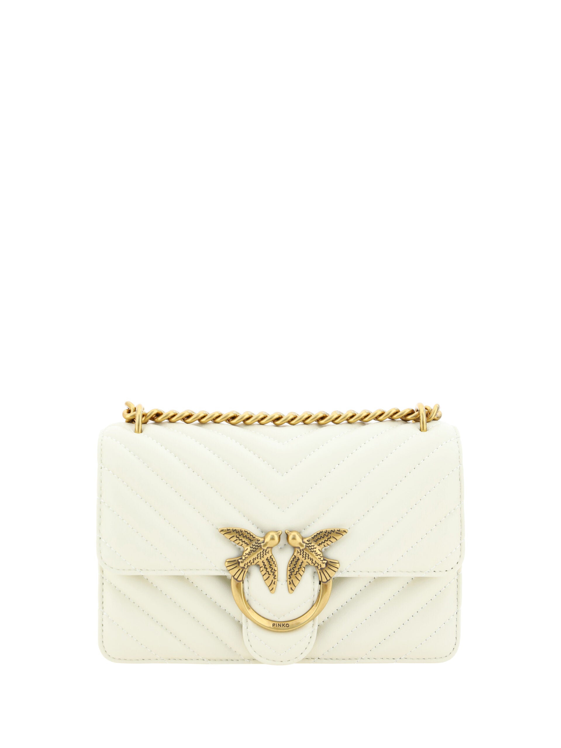 Sac PINKO Mini Love blanc