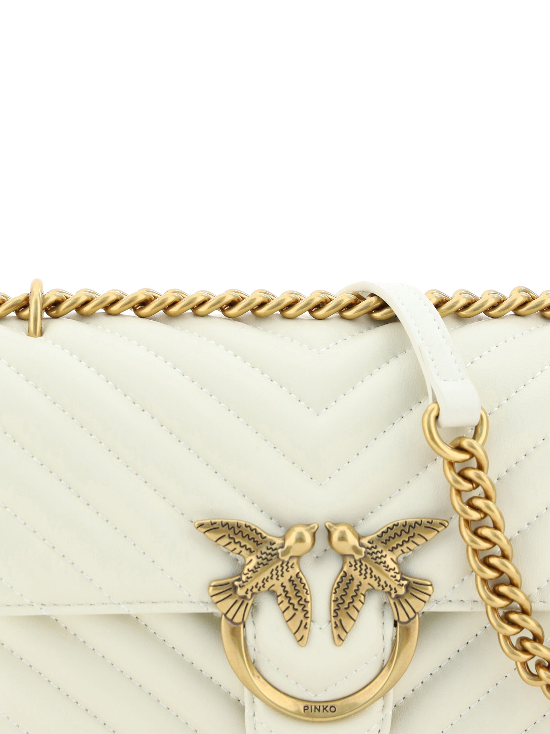 Sac PINKO Mini Love blanc