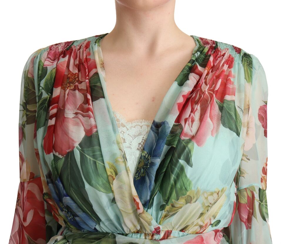 Robe midi Dolce & Gabbana verte