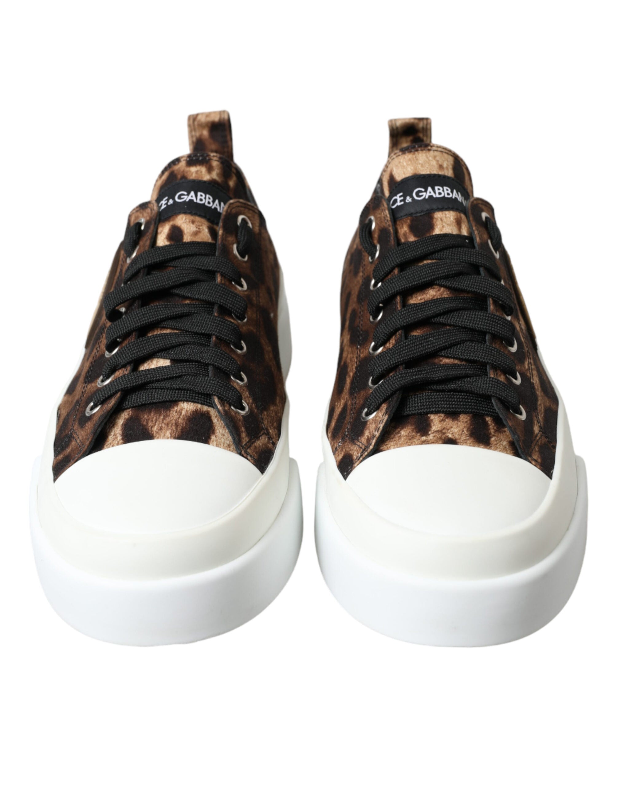 Baskets Dolce & Gabbana léopard marron