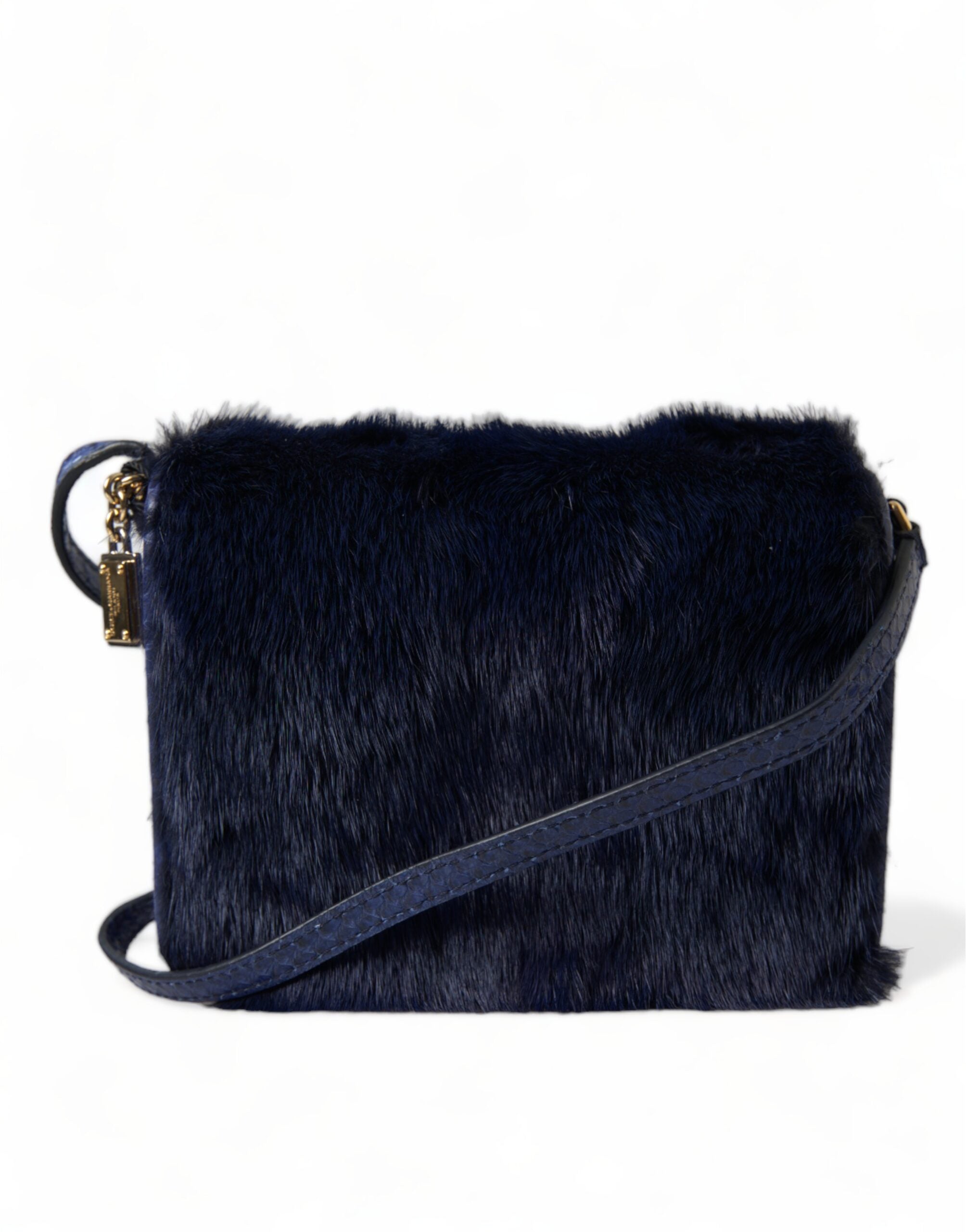 Pochette Dolce & Gabbana Peau d’Ayers bleu foncé