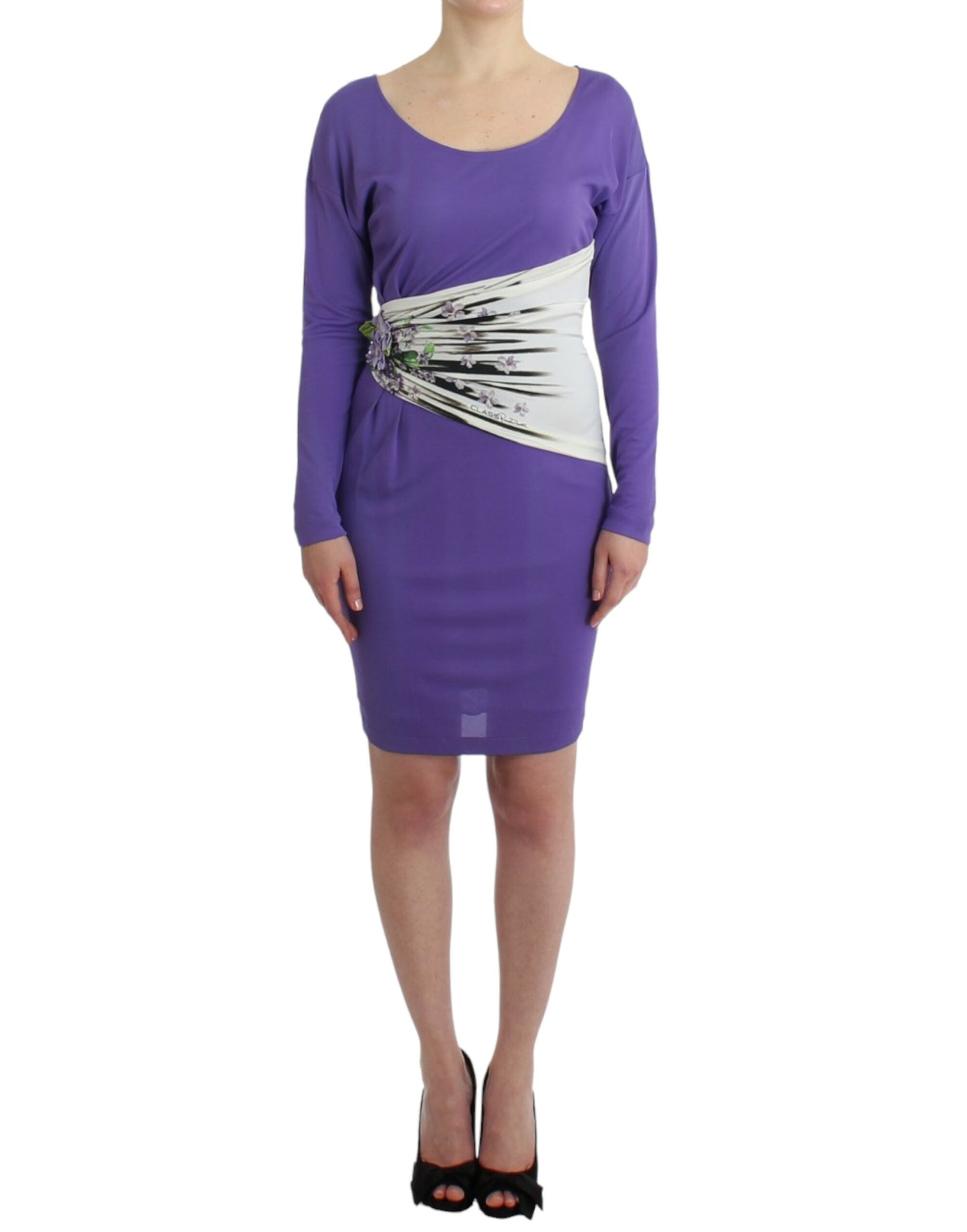 Robe Class Cavalli longsleeve violette