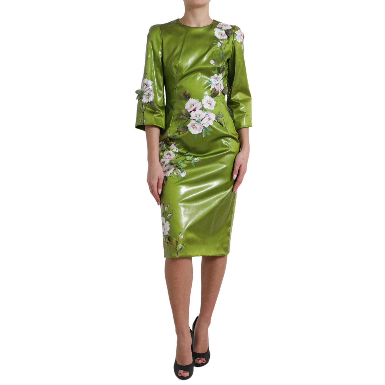 Robe Dolce & Gabbana Midi verte