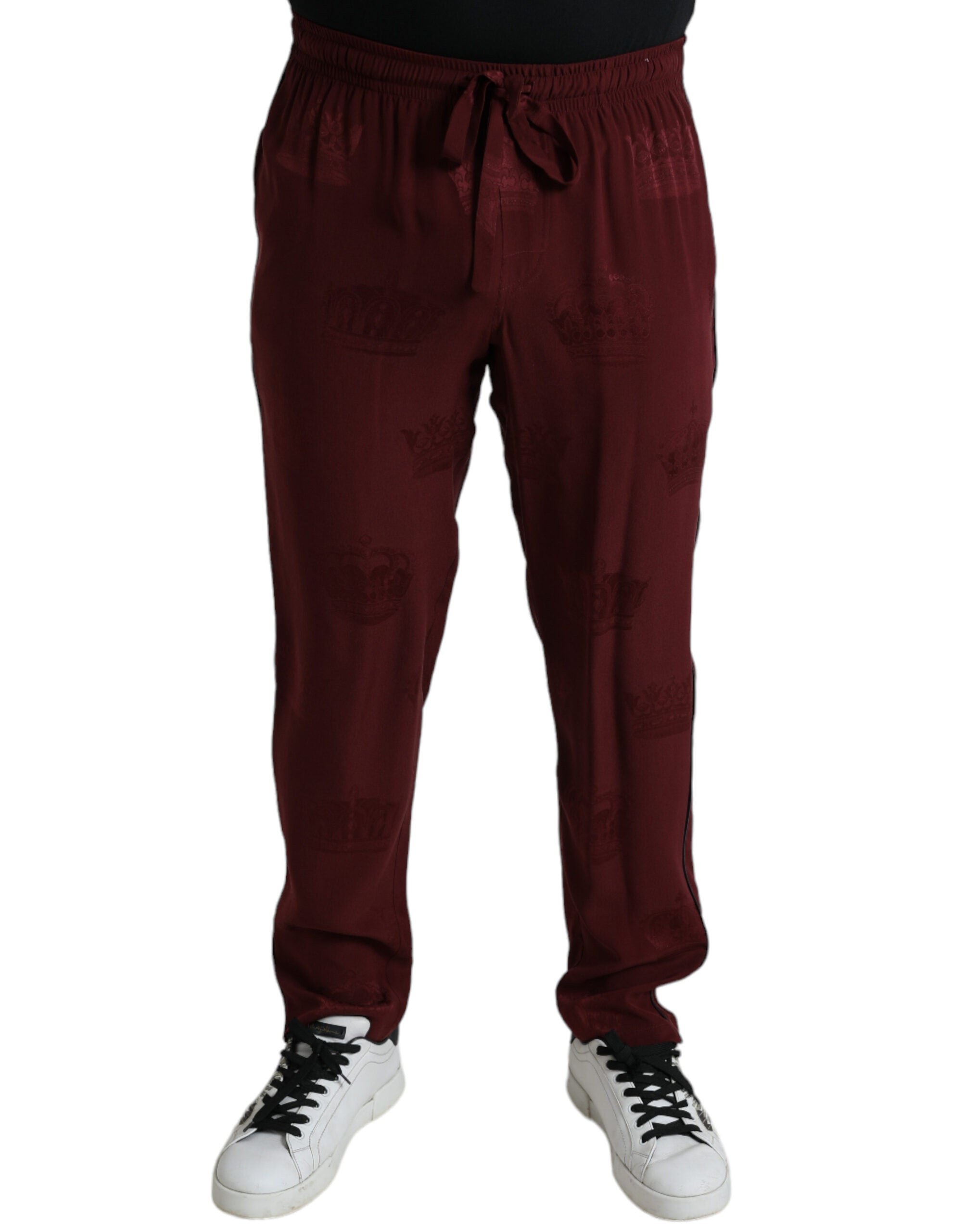 Pantalon Dolce & Gabbana maroon