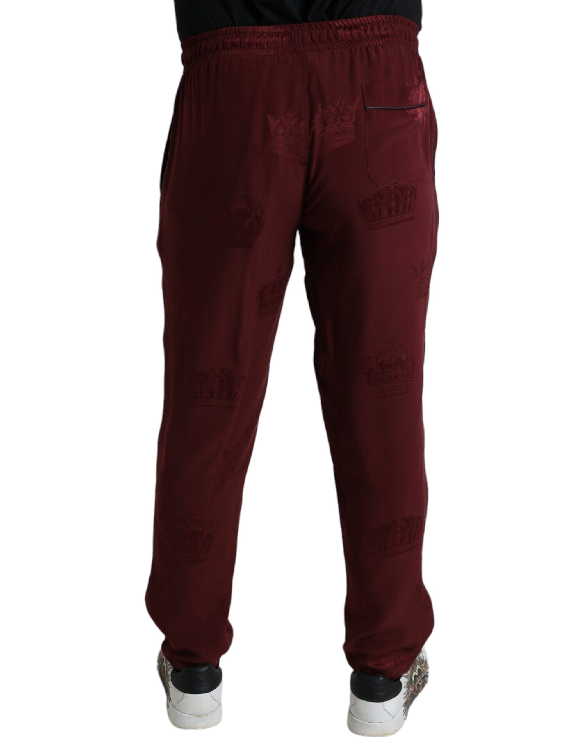 Pantalon Dolce & Gabbana maroon