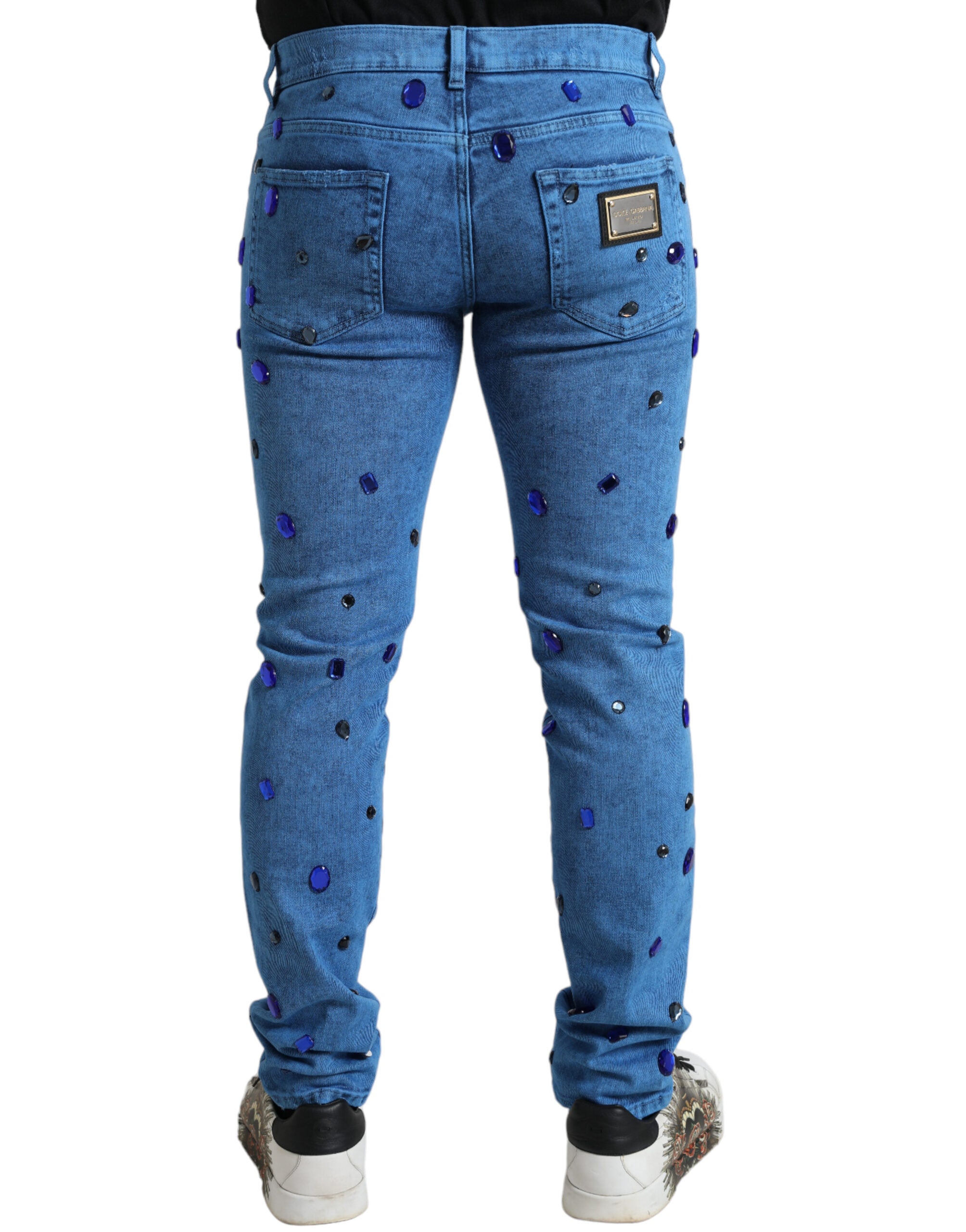 Jeans Dolce & Gabbana en denim bleus